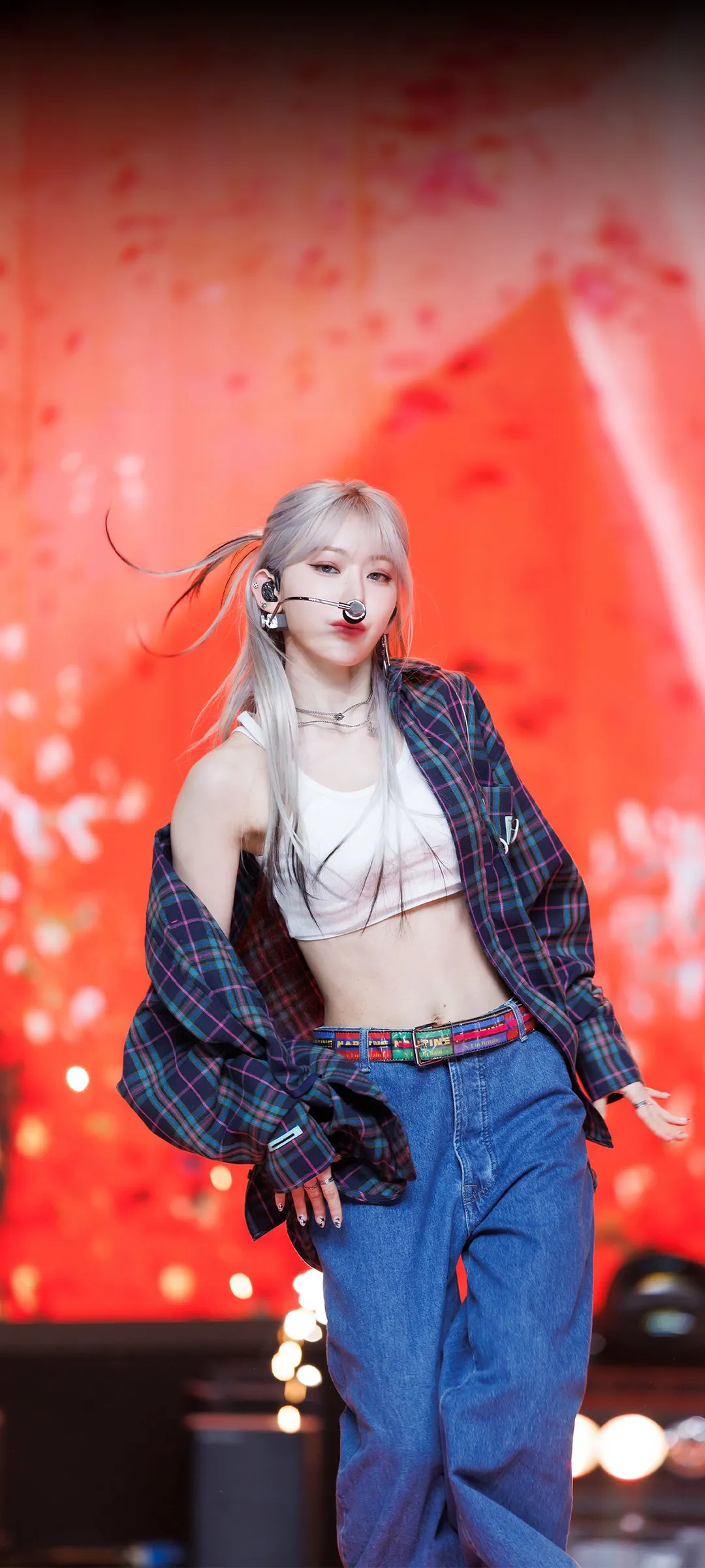 Fond d'écran de verrouillage mobile Sakura Miyawaki 4K HD télécharger — IZ*ONE, LE SSERAFIM