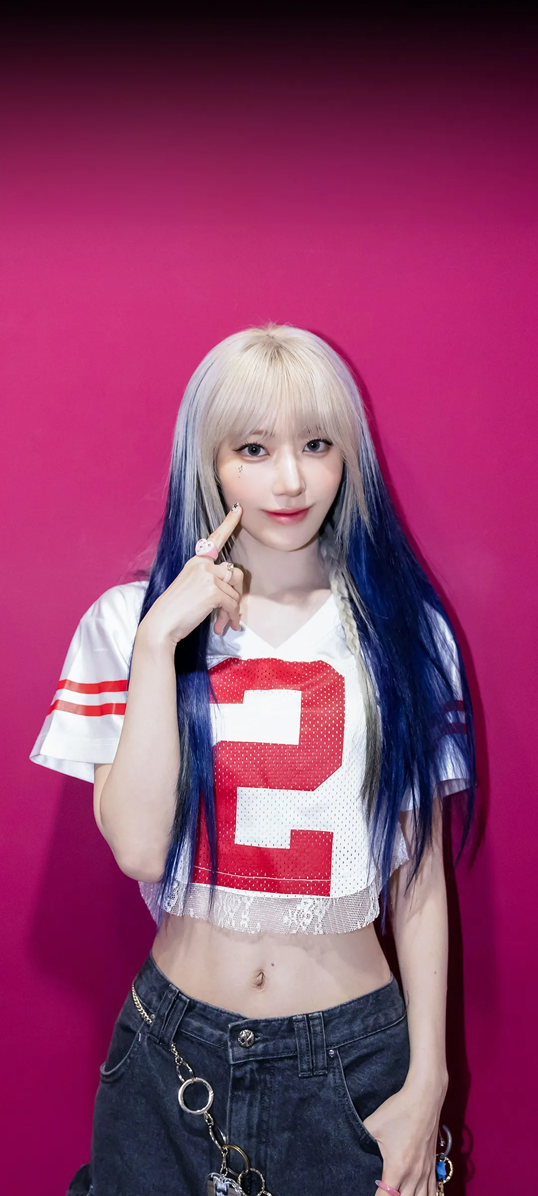 Fond d'écran de verrouillage mobile Sakura Miyawaki 4K HD télécharger — IZ*ONE, LE SSERAFIM