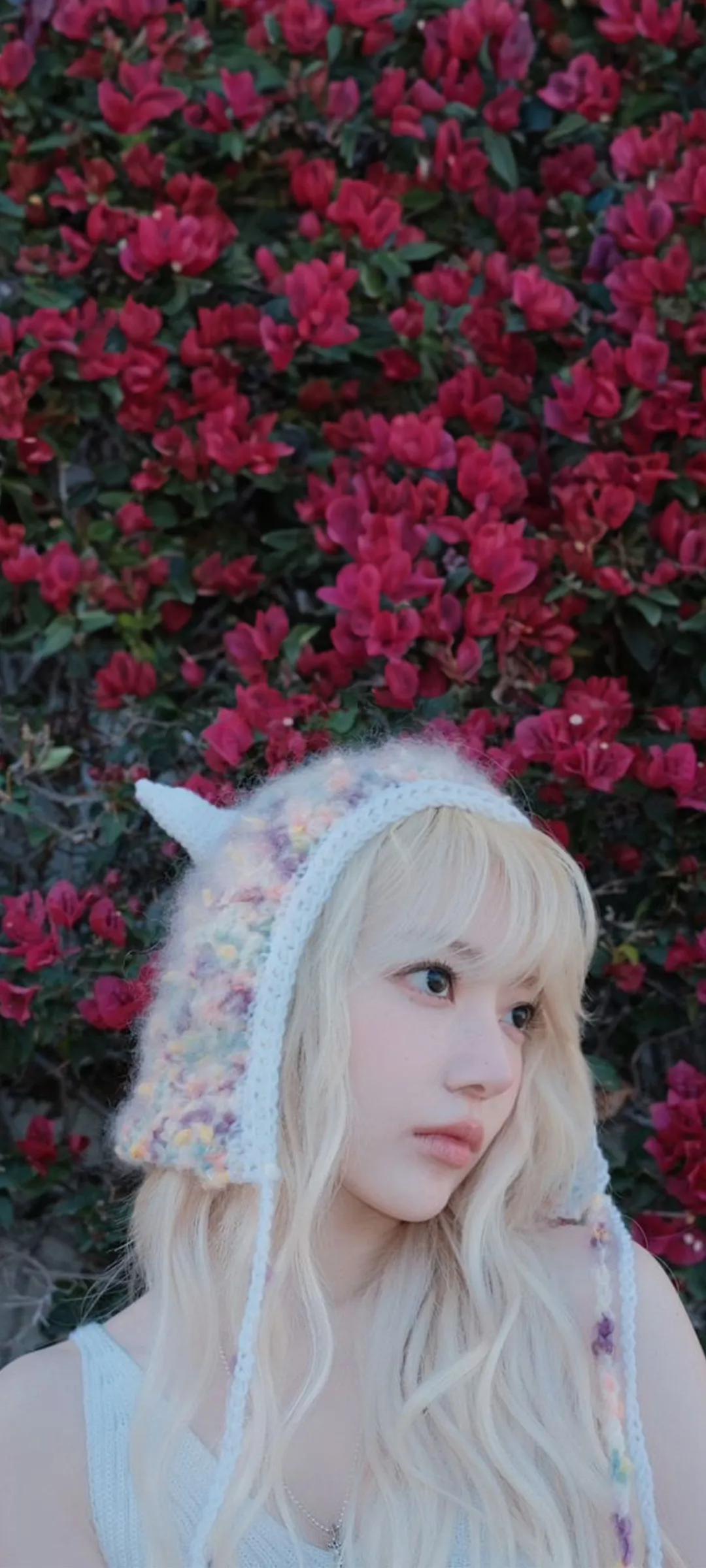Fond d'écran de verrouillage mobile Sakura Miyawaki 4K HD télécharger — IZ*ONE, LE SSERAFIM