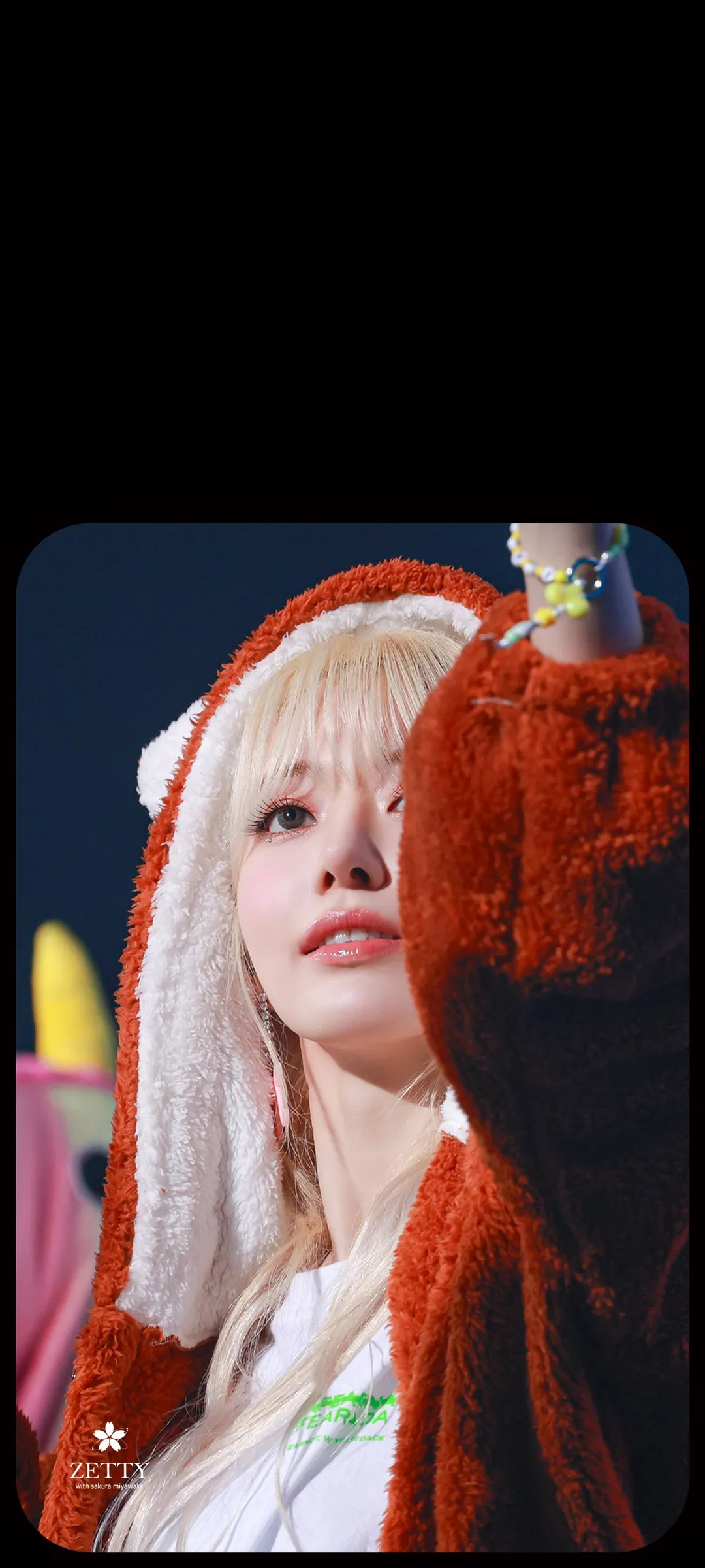 Fond d'écran de verrouillage mobile Sakura Miyawaki 4K HD télécharger — IZ*ONE, LE SSERAFIM