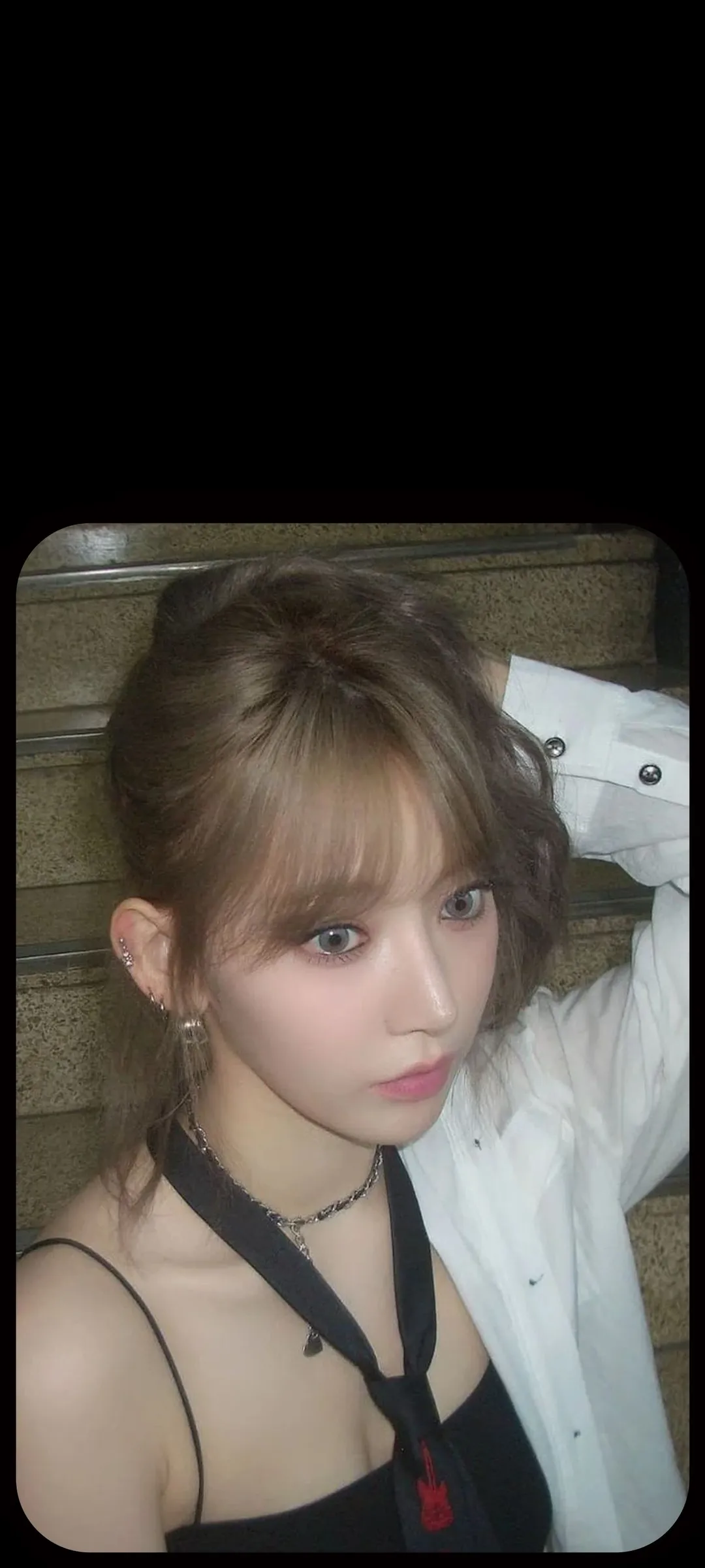 Fond d'écran de verrouillage mobile Sakura Miyawaki 4K HD télécharger — IZ*ONE, LE SSERAFIM
