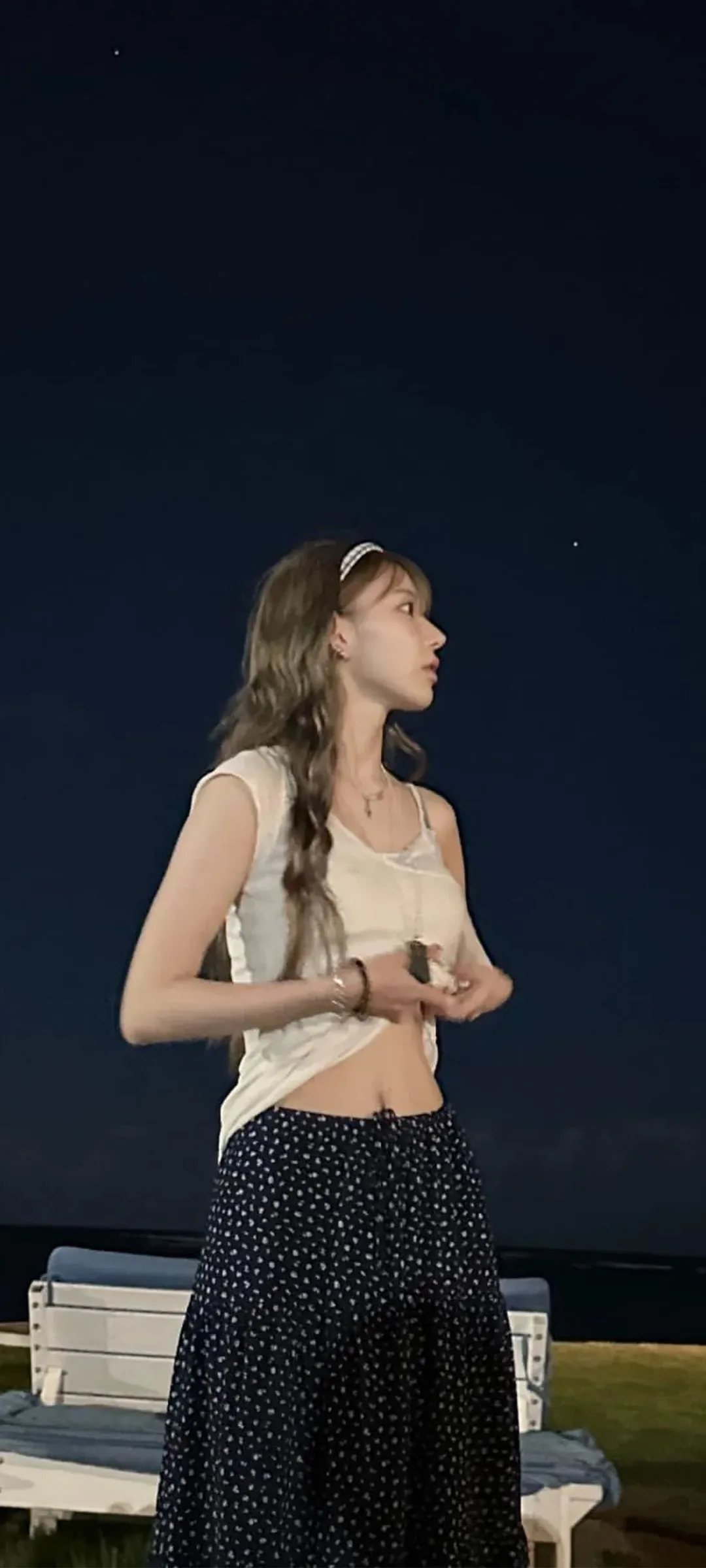 Fond d'écran de verrouillage mobile Sakura Miyawaki 4K HD télécharger — IZ*ONE, LE SSERAFIM