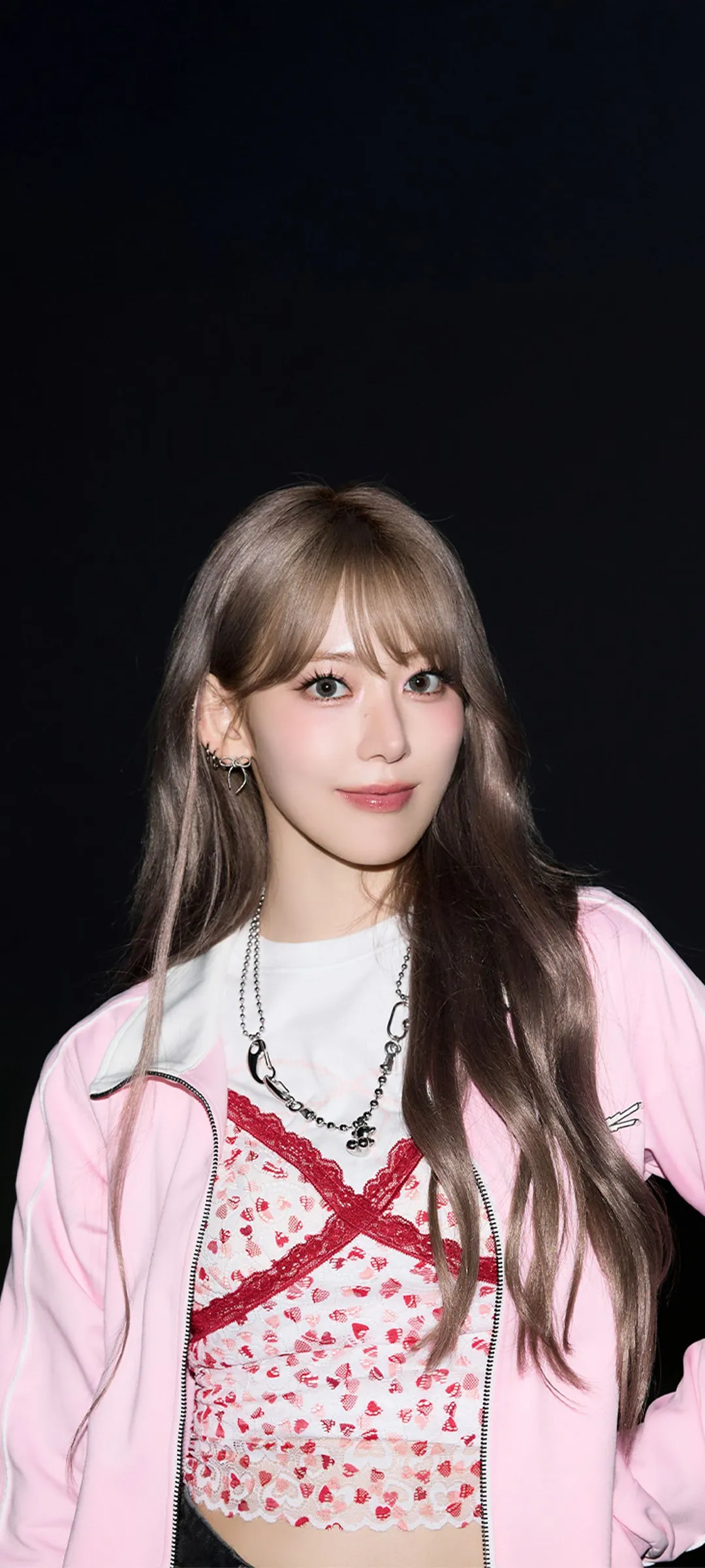 Fond d'écran de verrouillage mobile Sakura Miyawaki 4K HD télécharger — IZ*ONE, LE SSERAFIM