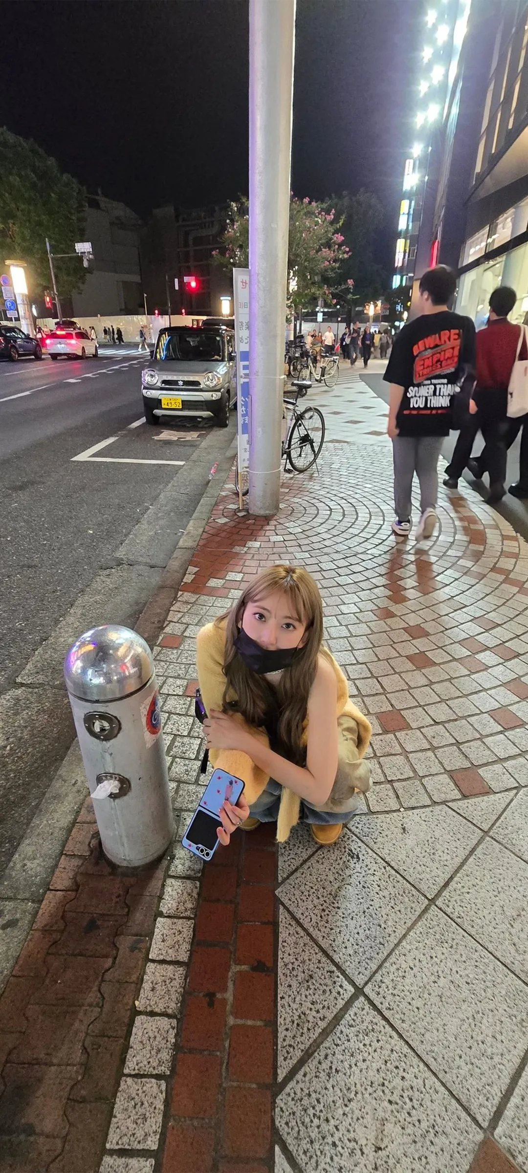 Fond d'écran de verrouillage mobile Sakura Miyawaki 4K HD télécharger — IZ*ONE, LE SSERAFIM