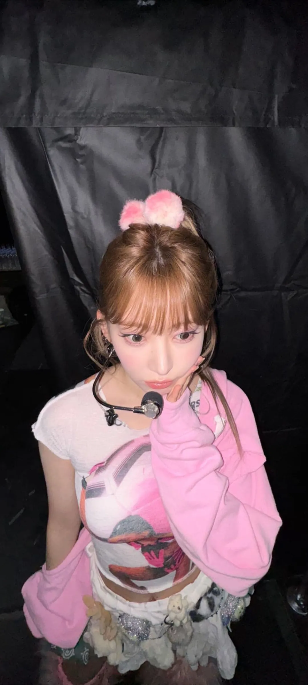 Fond d'écran de verrouillage mobile Sakura Miyawaki 4K HD télécharger — IZ*ONE, LE SSERAFIM