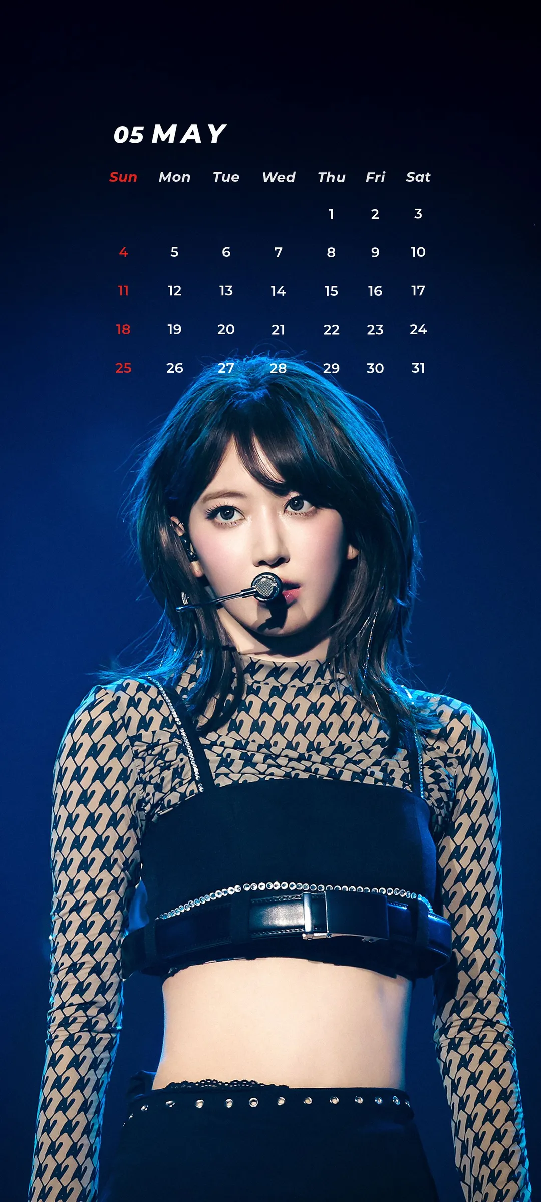 Fond d'écran de verrouillage mobile Sakura Miyawaki 4K HD télécharger — IZ*ONE, LE SSERAFIM