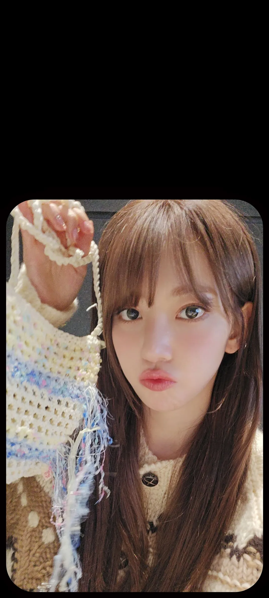 Fond d'écran de verrouillage mobile Sakura Miyawaki 4K HD télécharger — IZ*ONE, LE SSERAFIM