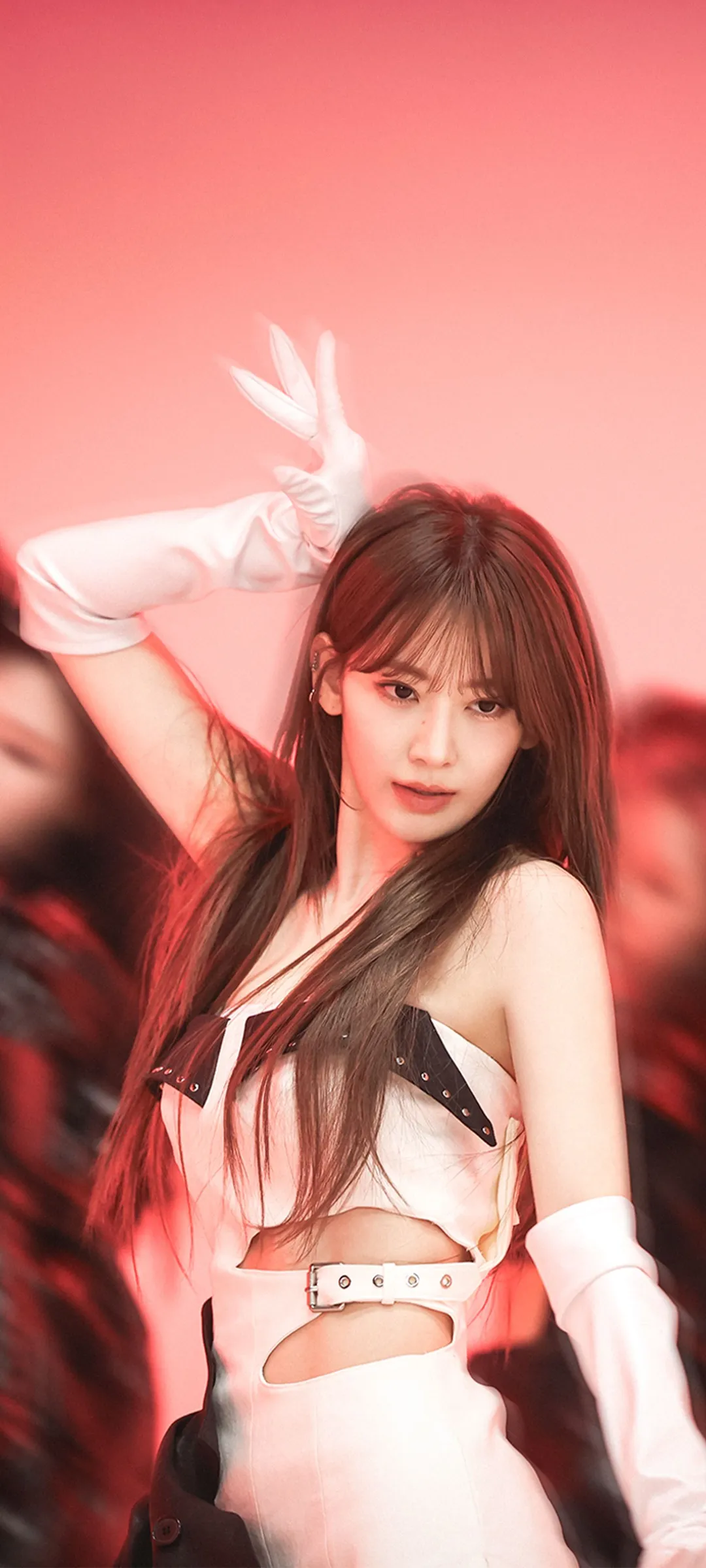 Fond d'écran de verrouillage mobile Sakura Miyawaki 4K HD télécharger — IZ*ONE, LE SSERAFIM