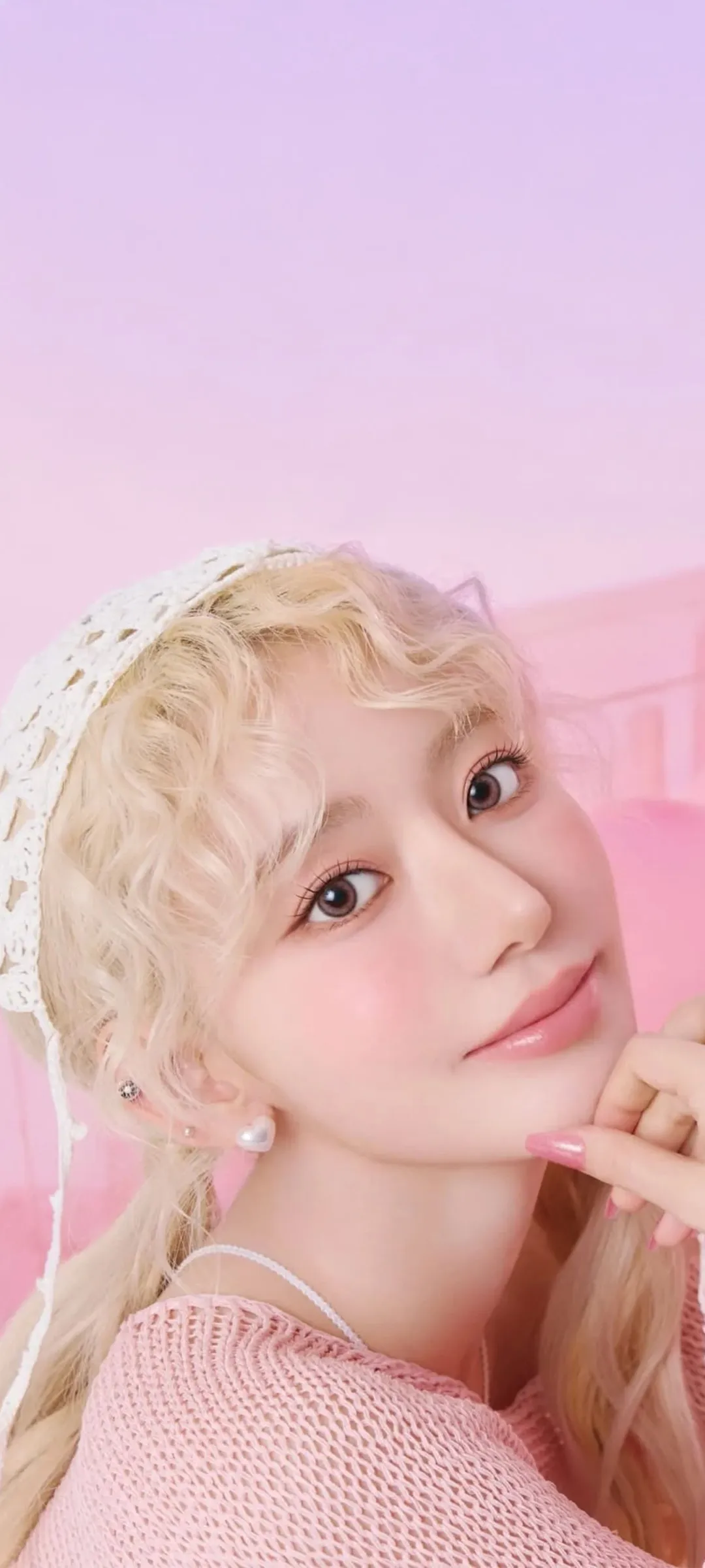 Fond d'écran de verrouillage mobile Sakura Miyawaki 4K HD télécharger — IZ*ONE, LE SSERAFIM