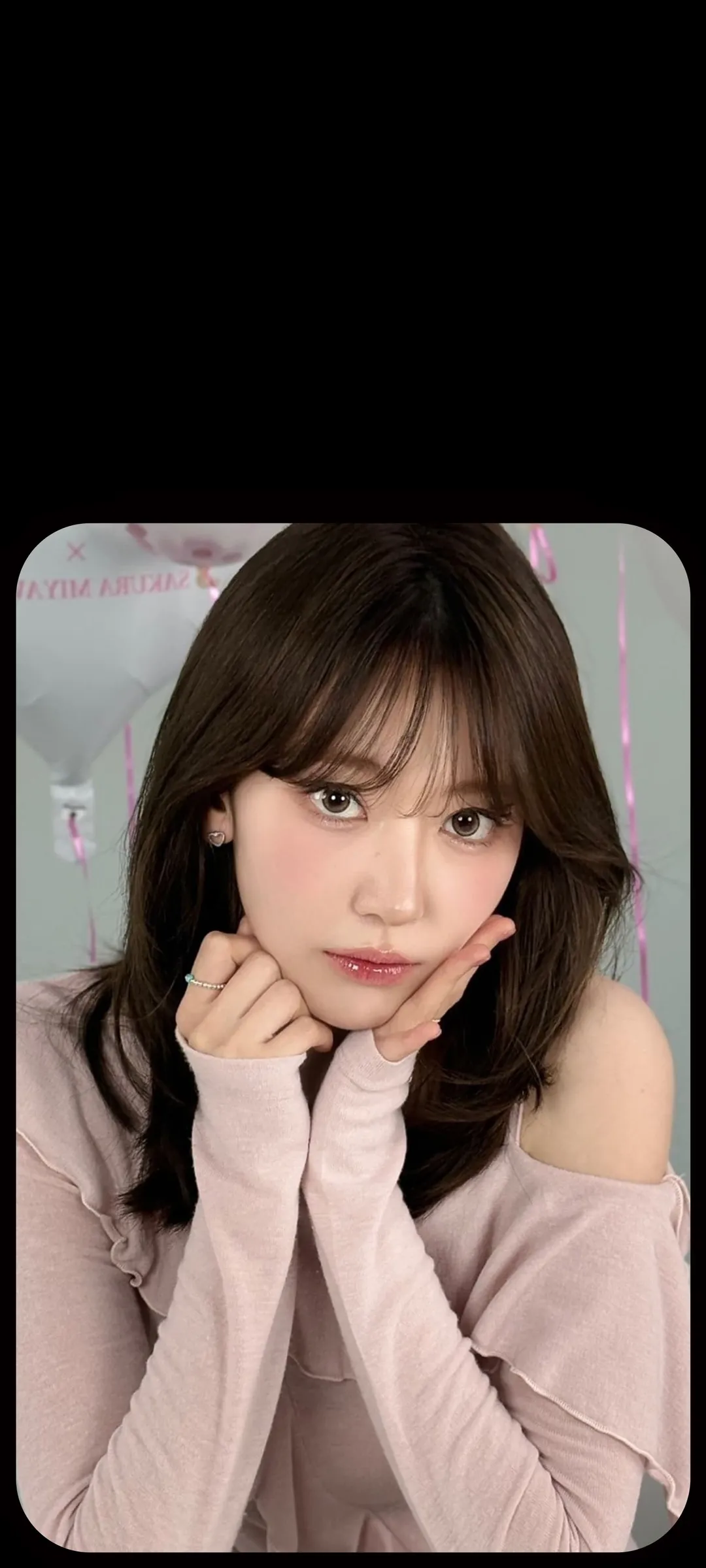 Fond d'écran de verrouillage mobile Sakura Miyawaki 4K HD télécharger — IZ*ONE, LE SSERAFIM