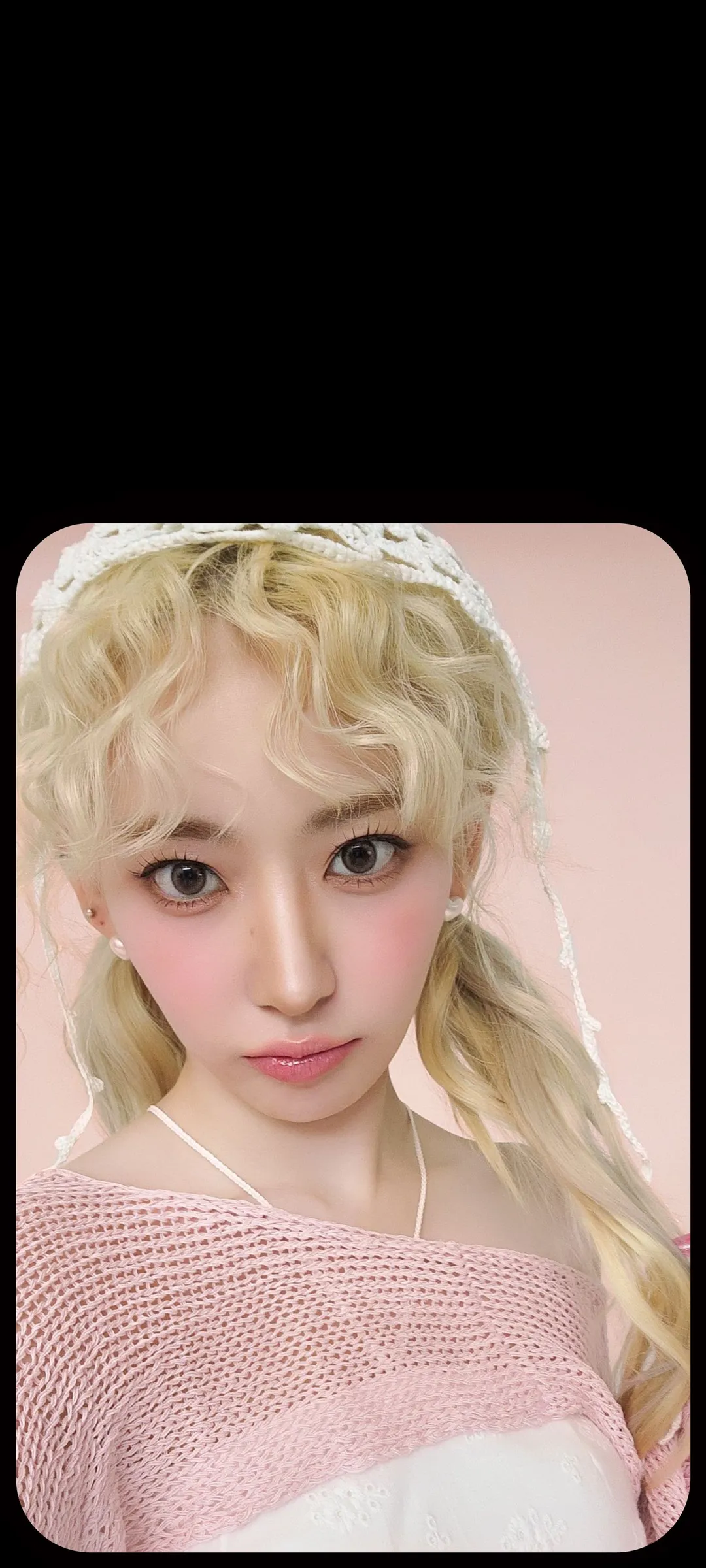 Fond d'écran de verrouillage mobile Sakura Miyawaki 4K HD télécharger — IZ*ONE, LE SSERAFIM
