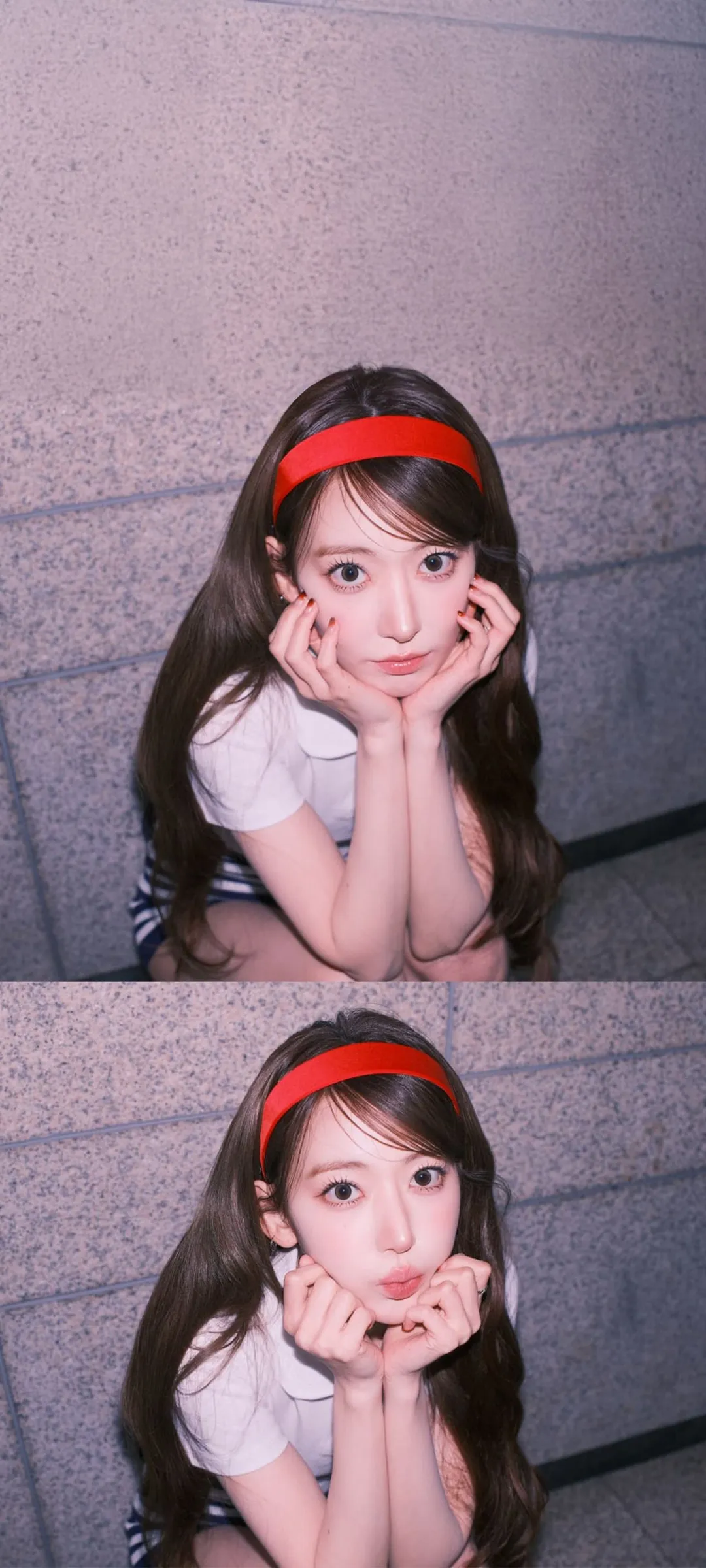 Fond d'écran de verrouillage mobile Sakura Miyawaki 4K HD télécharger — IZ*ONE, LE SSERAFIM