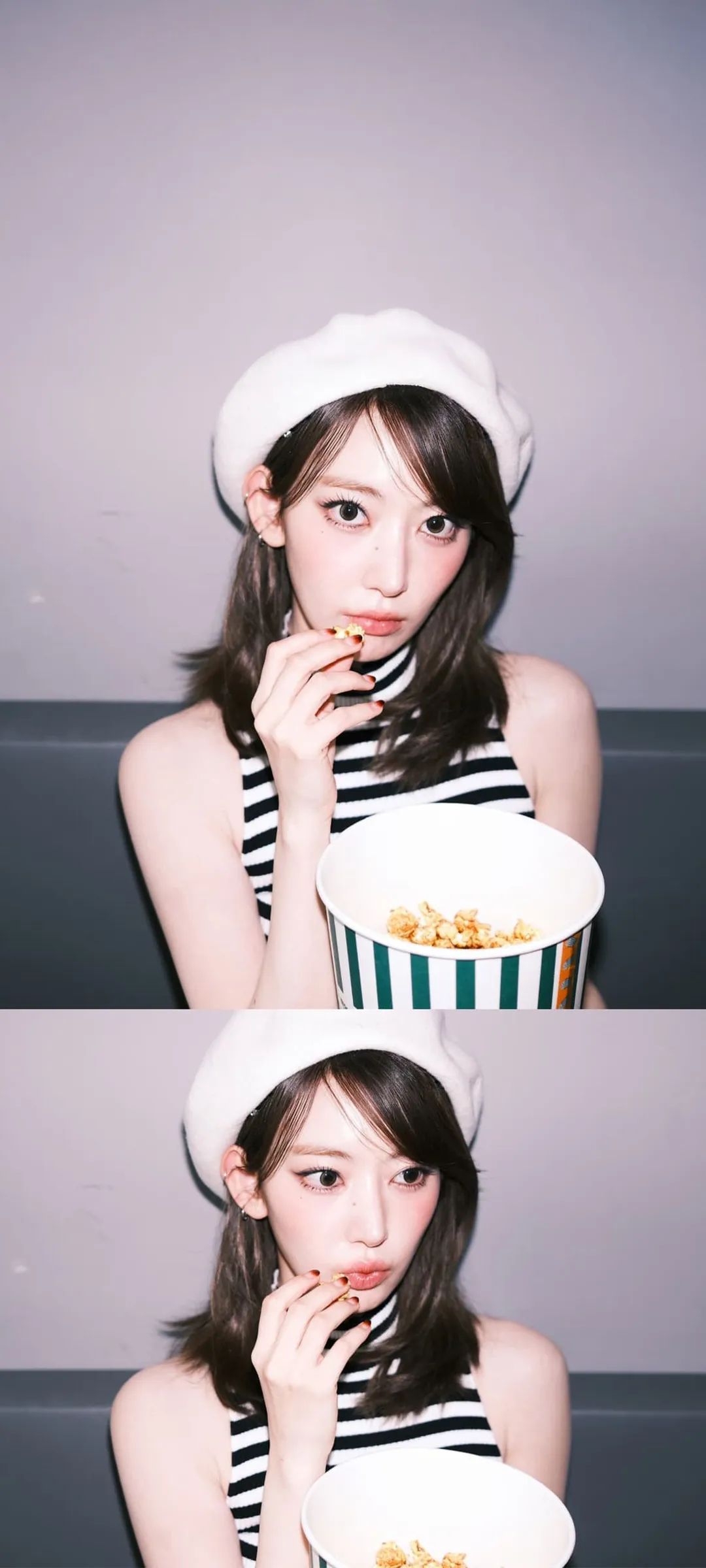 Fond d'écran de verrouillage mobile Sakura Miyawaki 4K HD télécharger — IZ*ONE, LE SSERAFIM