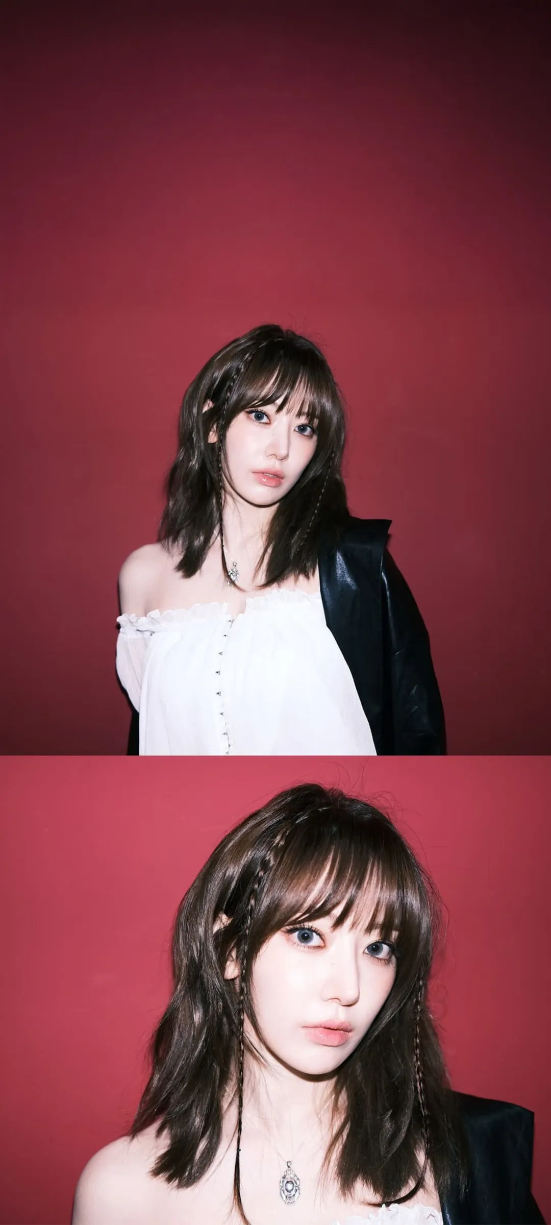 Fond d'écran de verrouillage mobile Sakura Miyawaki 4K HD télécharger — IZ*ONE, LE SSERAFIM