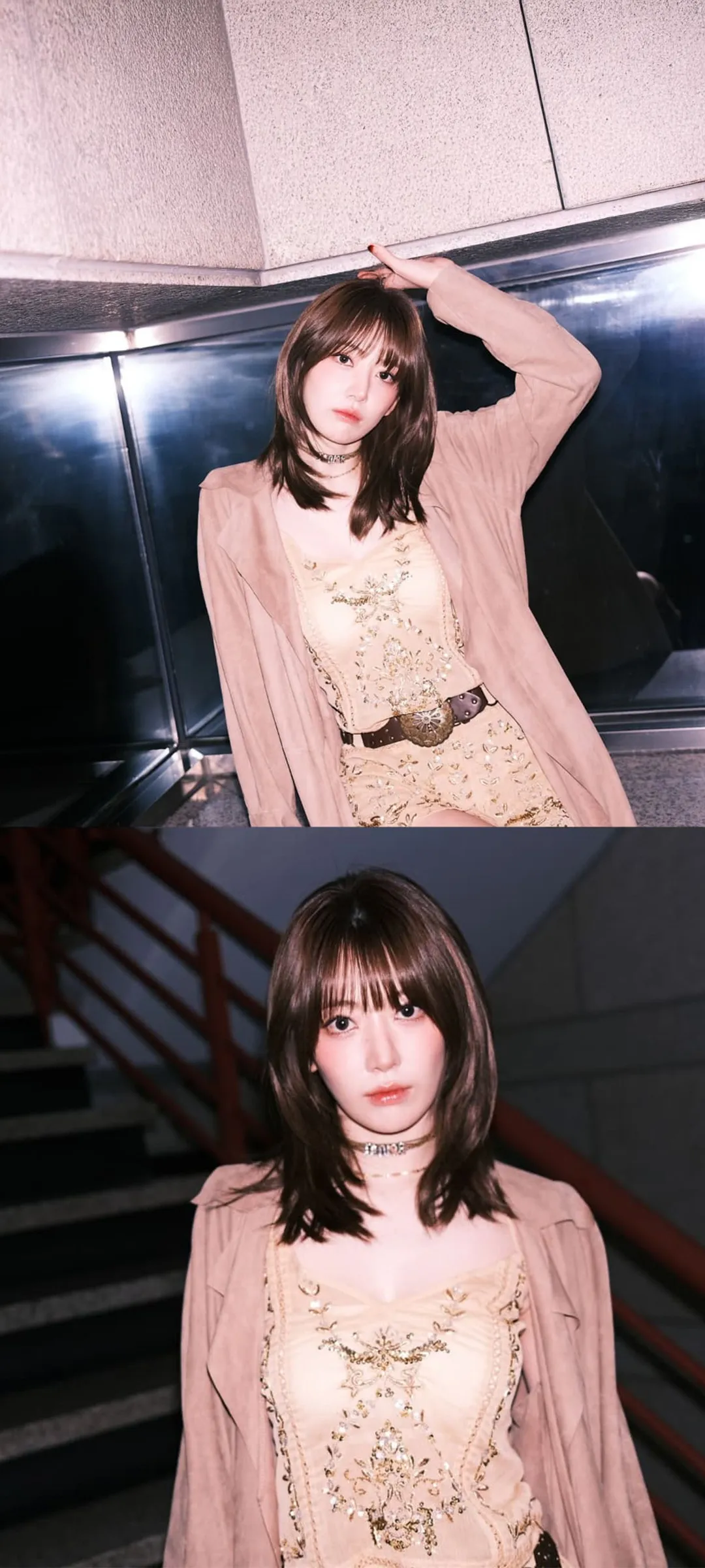 Fond d'écran de verrouillage mobile Sakura Miyawaki 4K HD télécharger — IZ*ONE, LE SSERAFIM