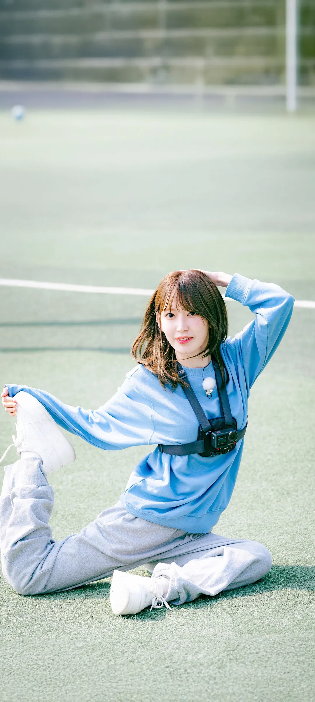 Fond d'écran de verrouillage mobile Sakura Miyawaki 4K HD télécharger — IZ*ONE, LE SSERAFIM