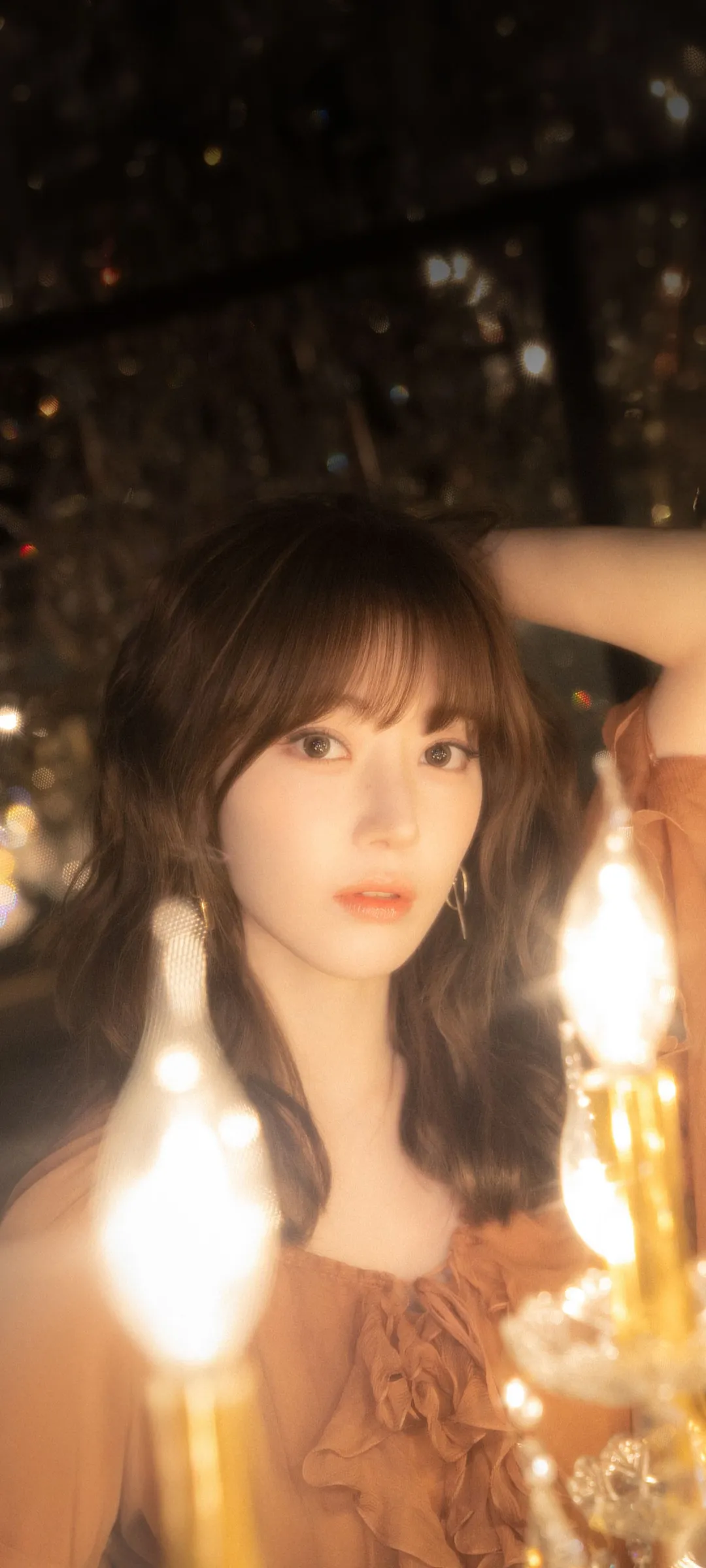 Fond d'écran de verrouillage mobile Sakura Miyawaki 4K HD télécharger — IZ*ONE, LE SSERAFIM