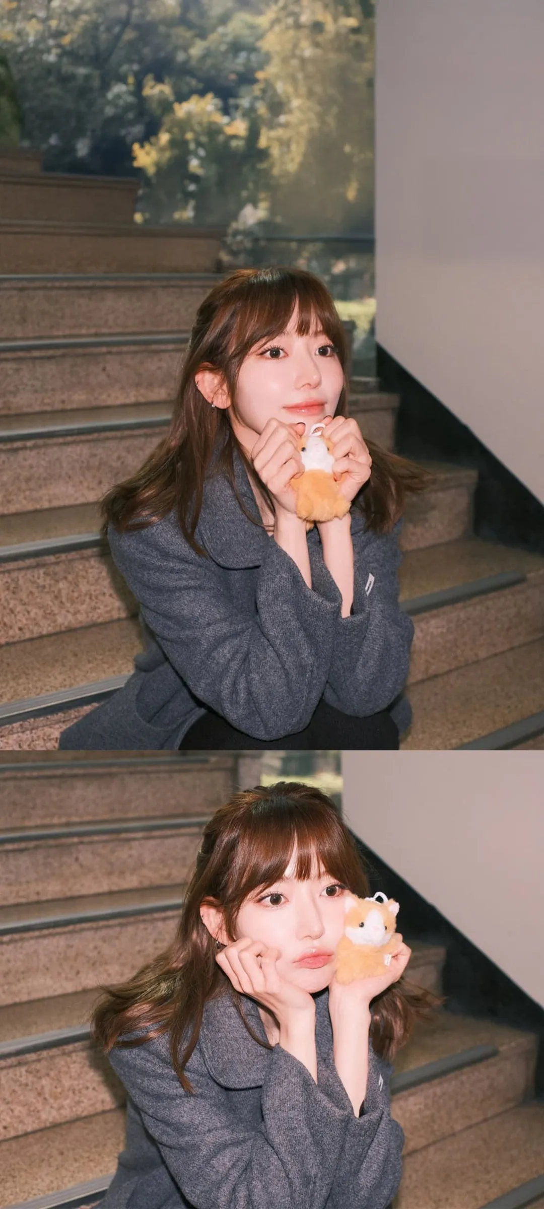 Fond d'écran de verrouillage mobile Sakura Miyawaki 4K HD télécharger — IZ*ONE, LE SSERAFIM