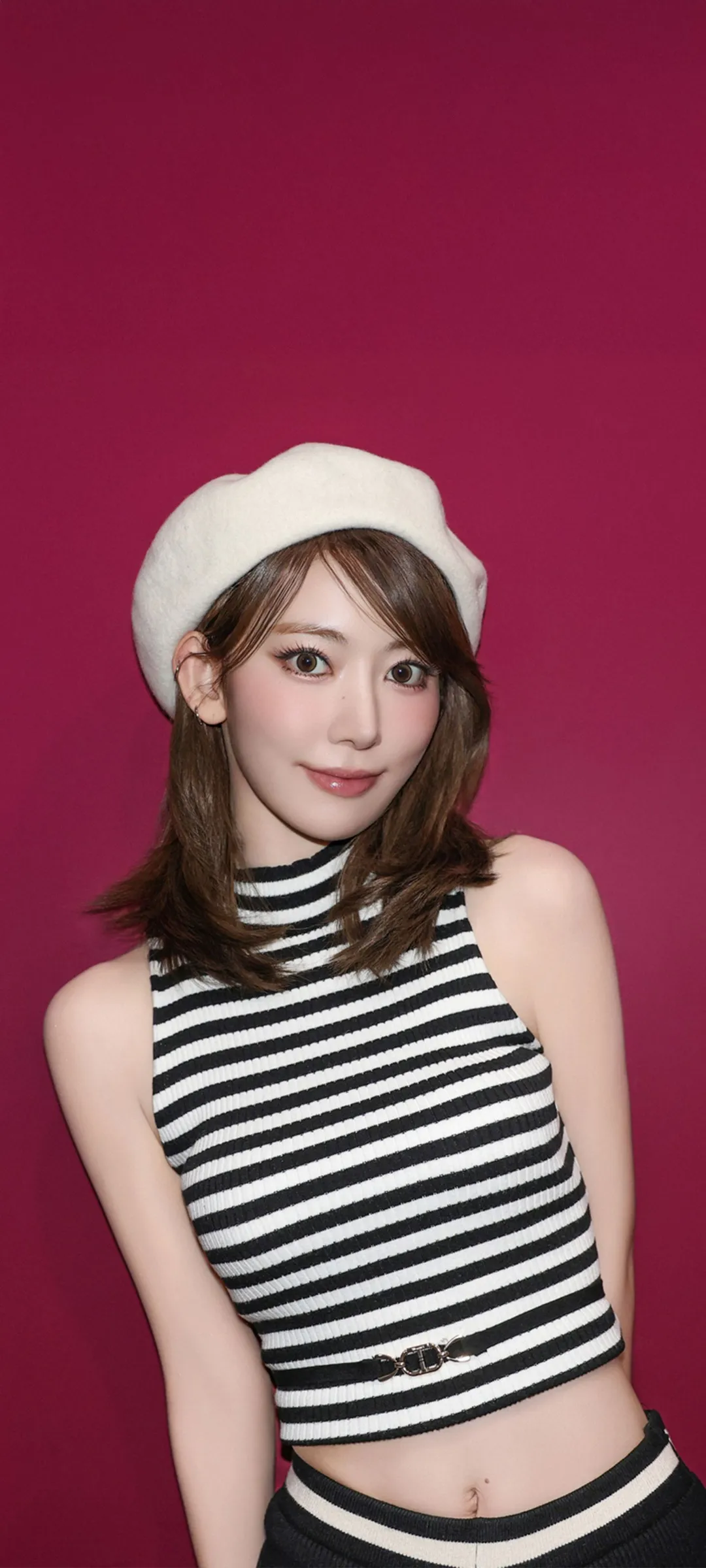 Fond d'écran de verrouillage mobile Sakura Miyawaki 4K HD télécharger — IZ*ONE, LE SSERAFIM