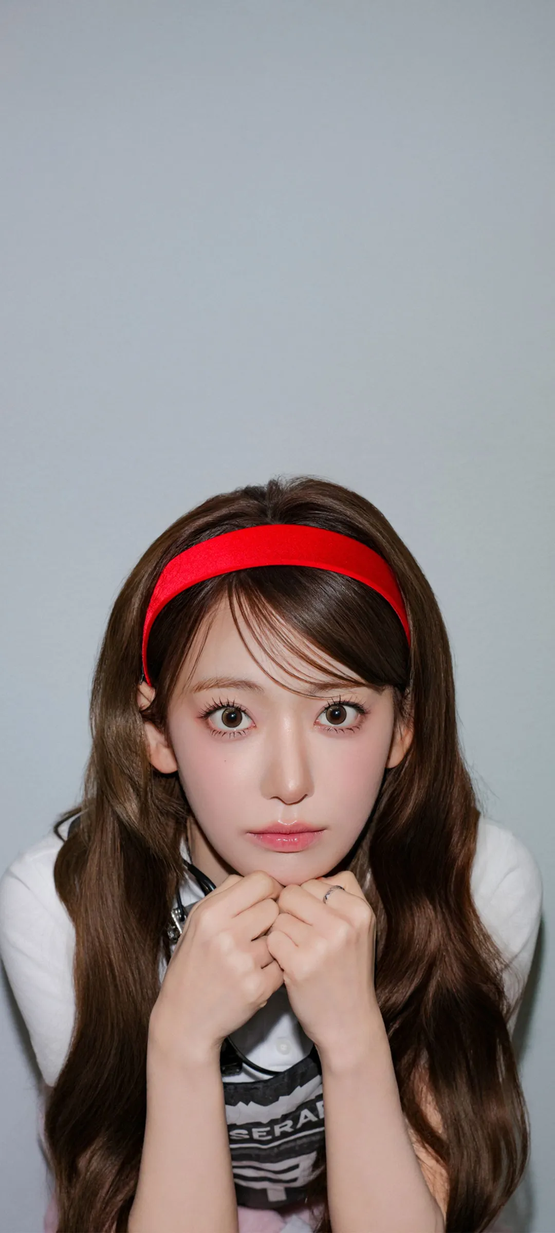 Fond d'écran de verrouillage mobile Sakura Miyawaki 4K HD télécharger — IZ*ONE, LE SSERAFIM