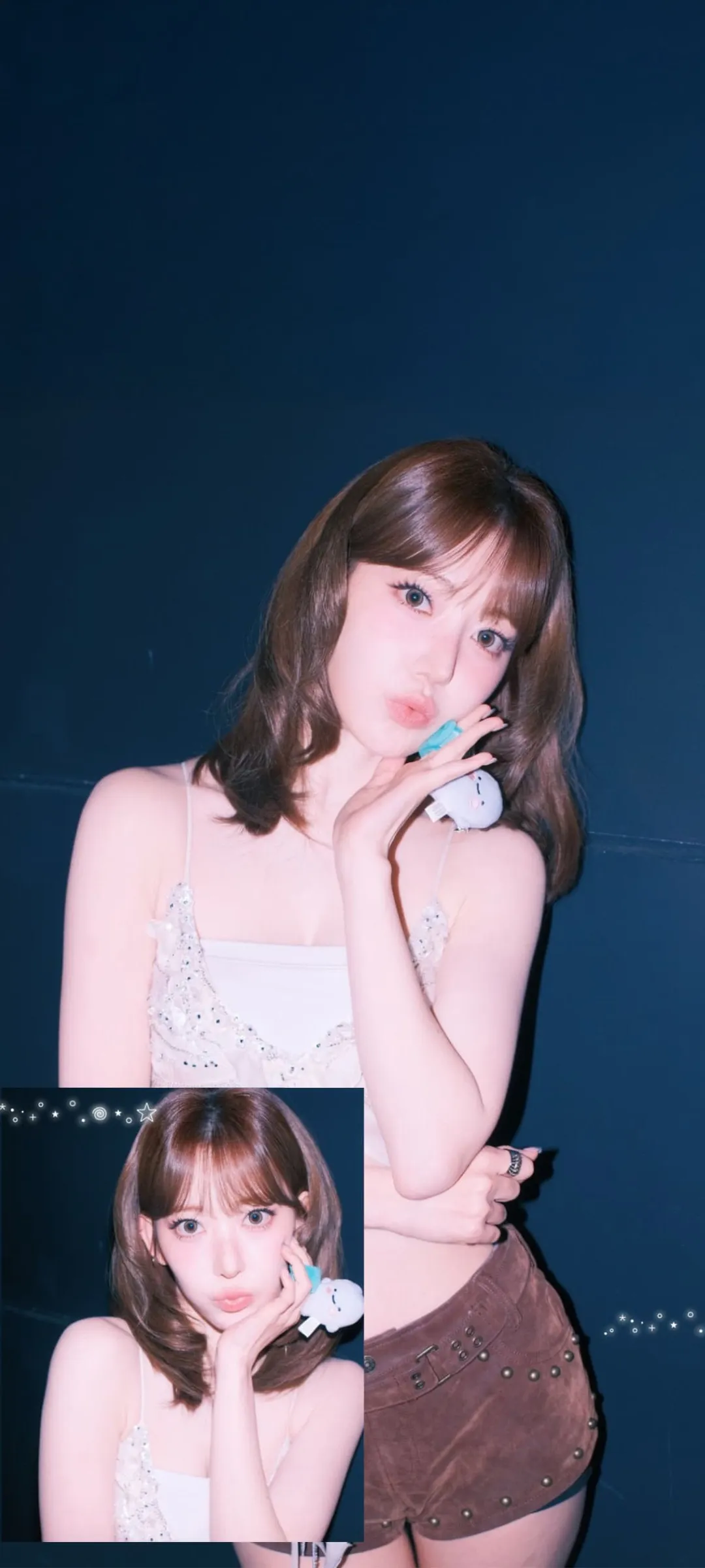 Fond d'écran de verrouillage mobile Sakura Miyawaki 4K HD télécharger — IZ*ONE, LE SSERAFIM