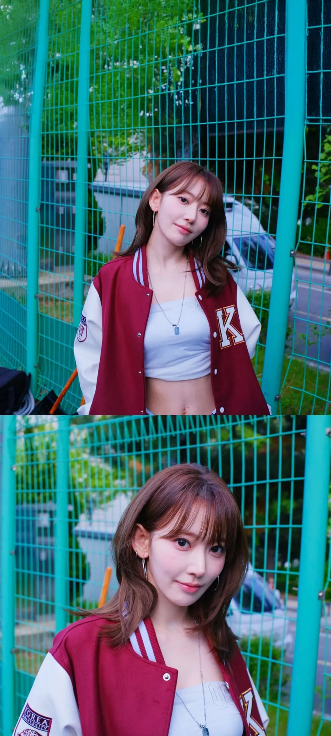 Fond d'écran de verrouillage mobile Sakura Miyawaki 4K HD télécharger — IZ*ONE, LE SSERAFIM