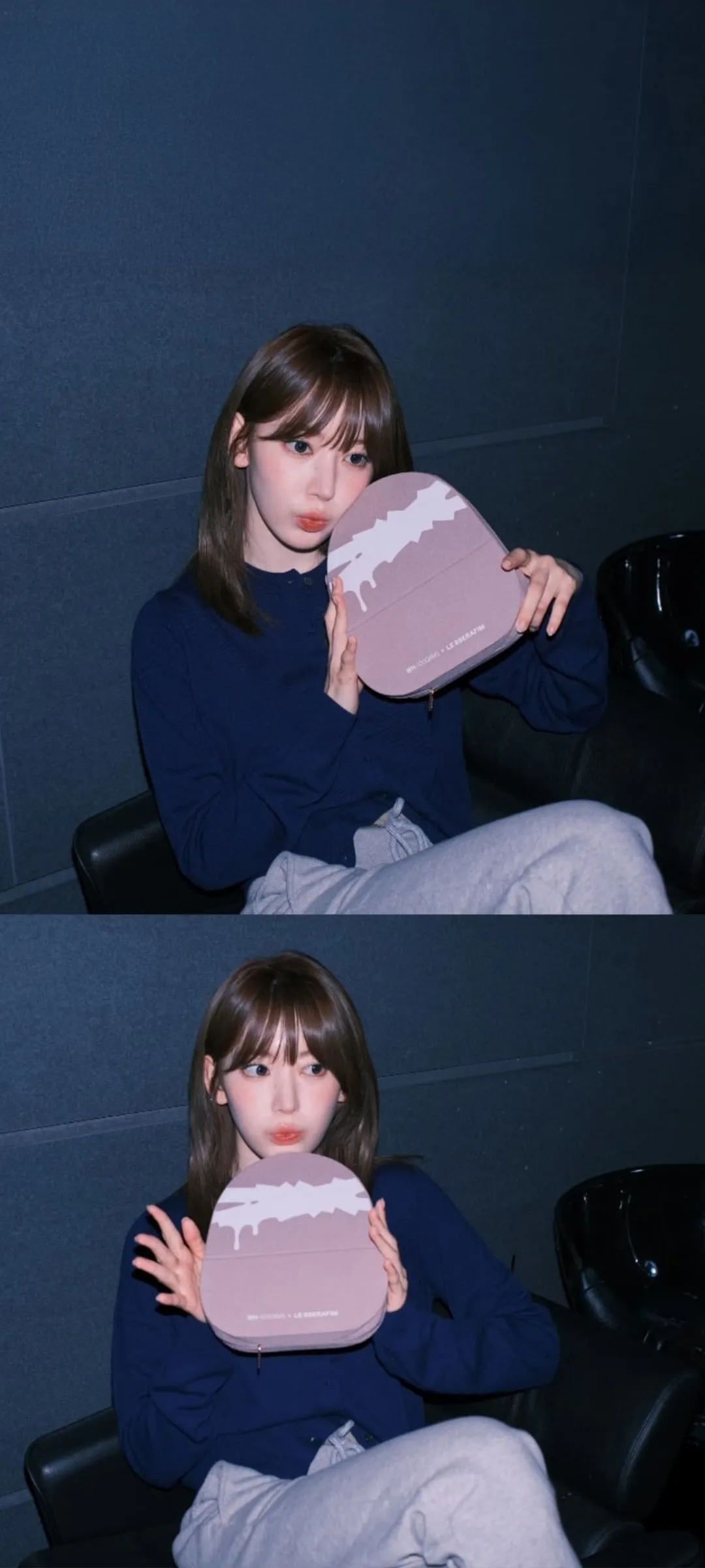 Fond d'écran de verrouillage mobile Sakura Miyawaki 4K HD télécharger — IZ*ONE, LE SSERAFIM
