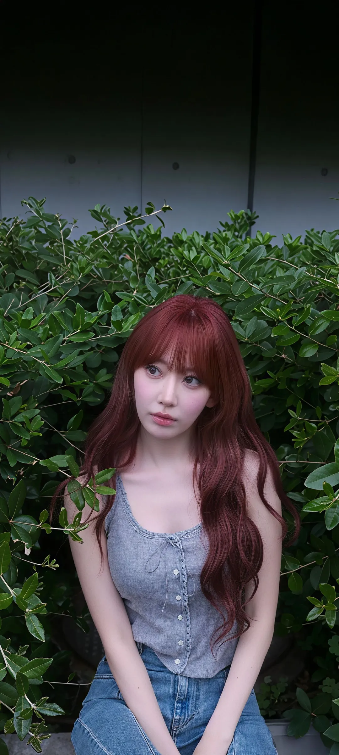 Fond d'écran de verrouillage mobile Sakura Miyawaki 4K HD télécharger — IZ*ONE, LE SSERAFIM