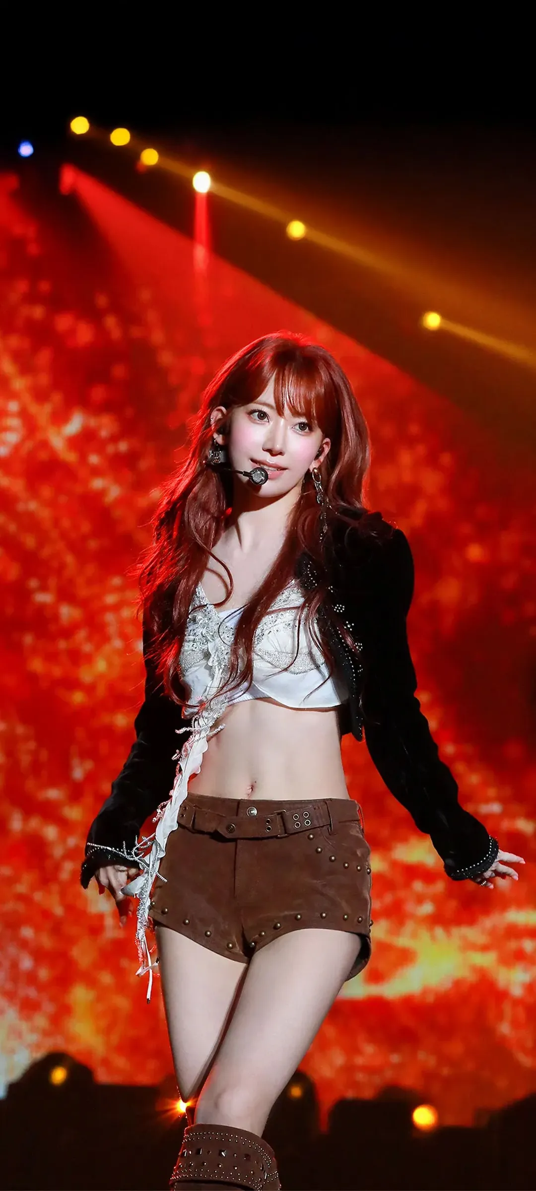 Fond d'écran de verrouillage mobile Sakura Miyawaki 4K HD télécharger — IZ*ONE, LE SSERAFIM