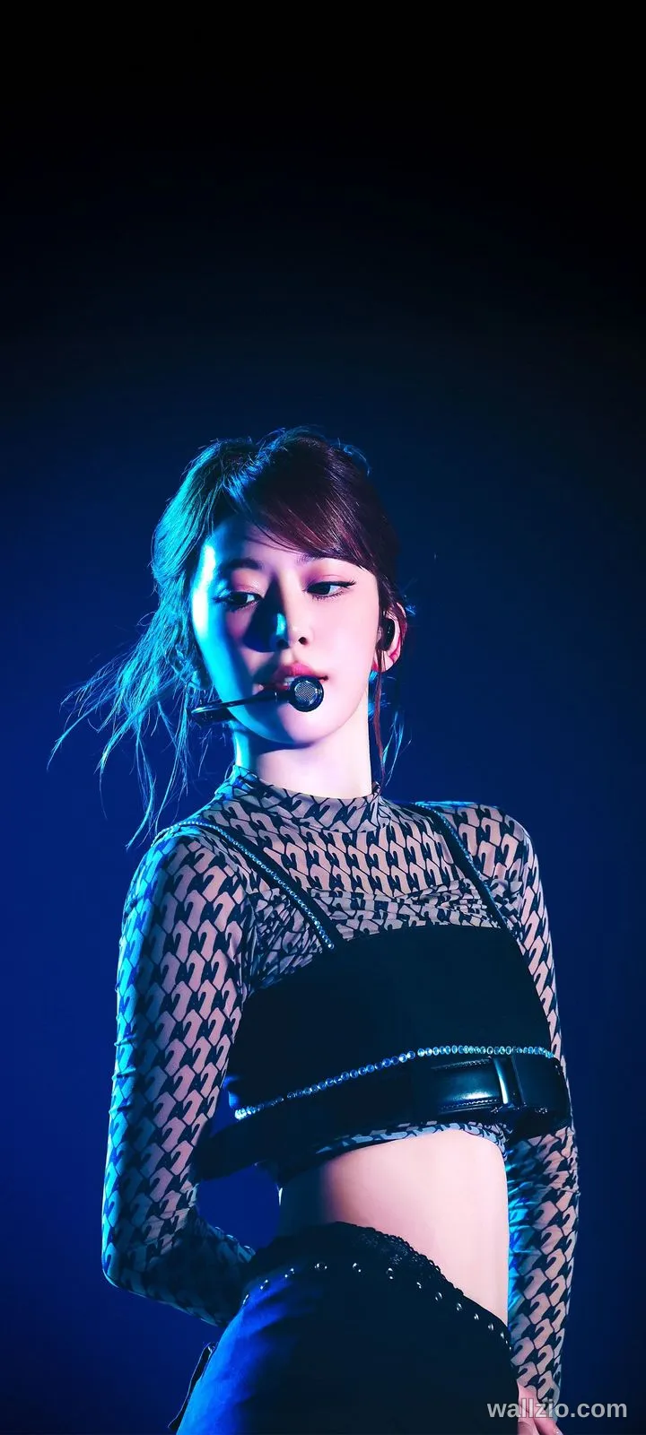 Fond d'écran de verrouillage mobile Sakura Miyawaki 4K HD télécharger — IZ*ONE, LE SSERAFIM