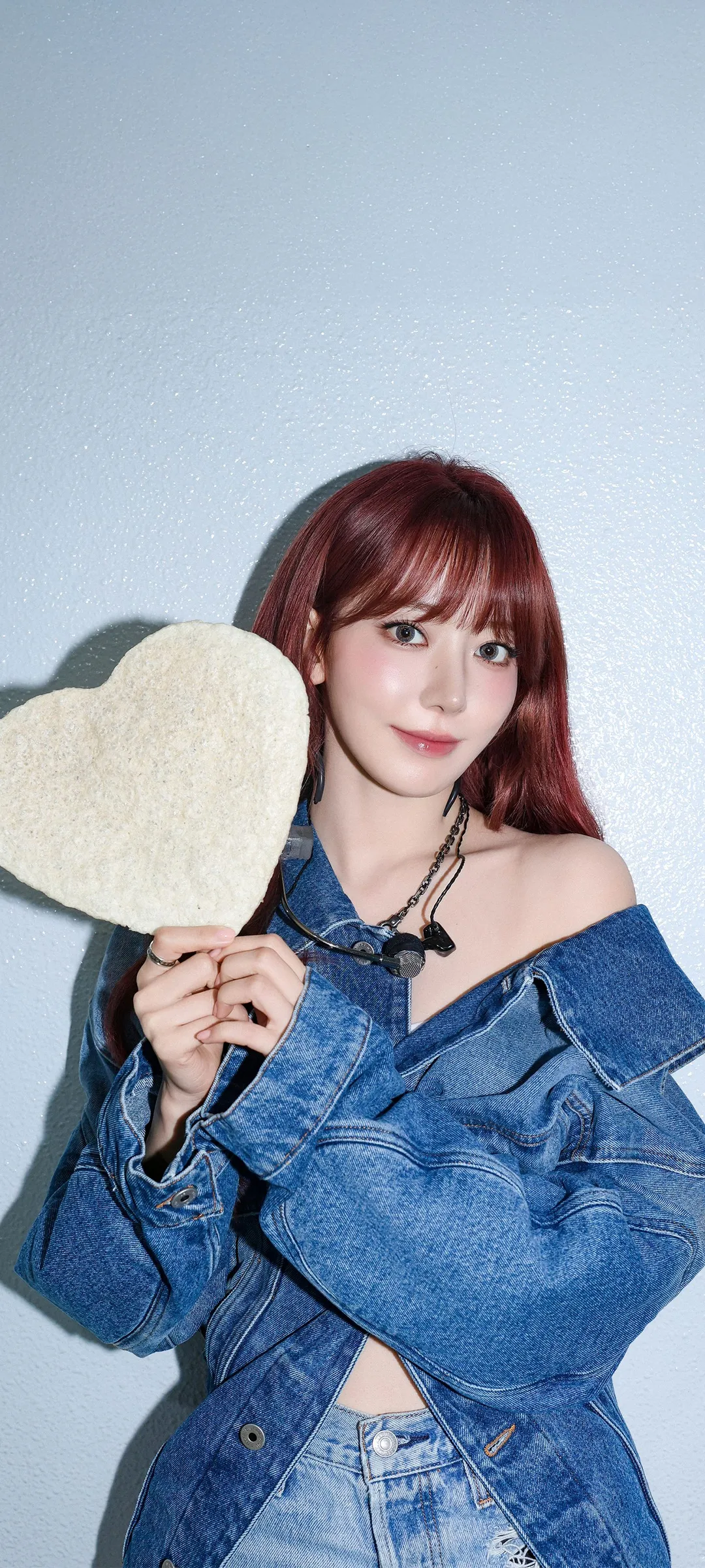 Fond d'écran de verrouillage mobile Sakura Miyawaki 4K HD télécharger — IZ*ONE, LE SSERAFIM