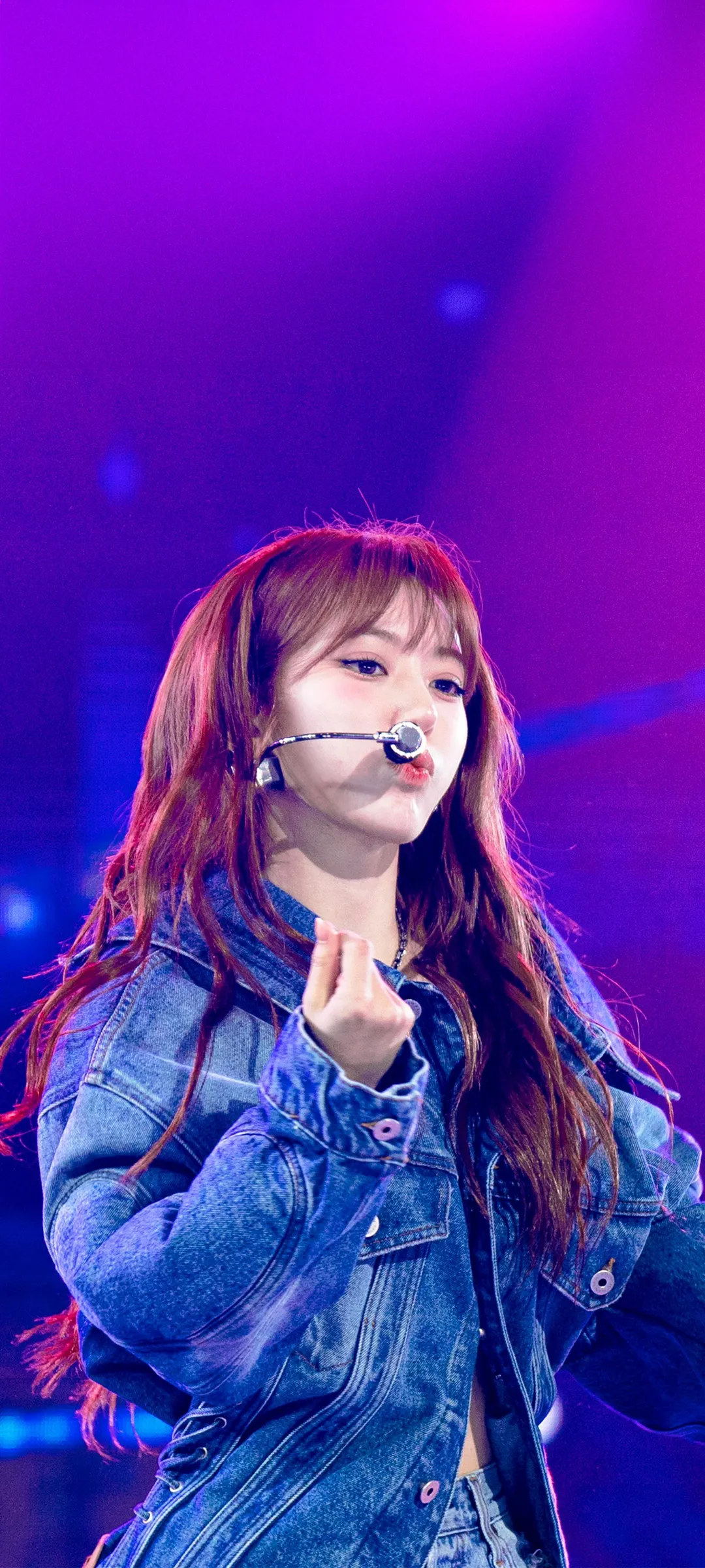 Fond d'écran de verrouillage mobile Sakura Miyawaki 4K HD télécharger — IZ*ONE, LE SSERAFIM