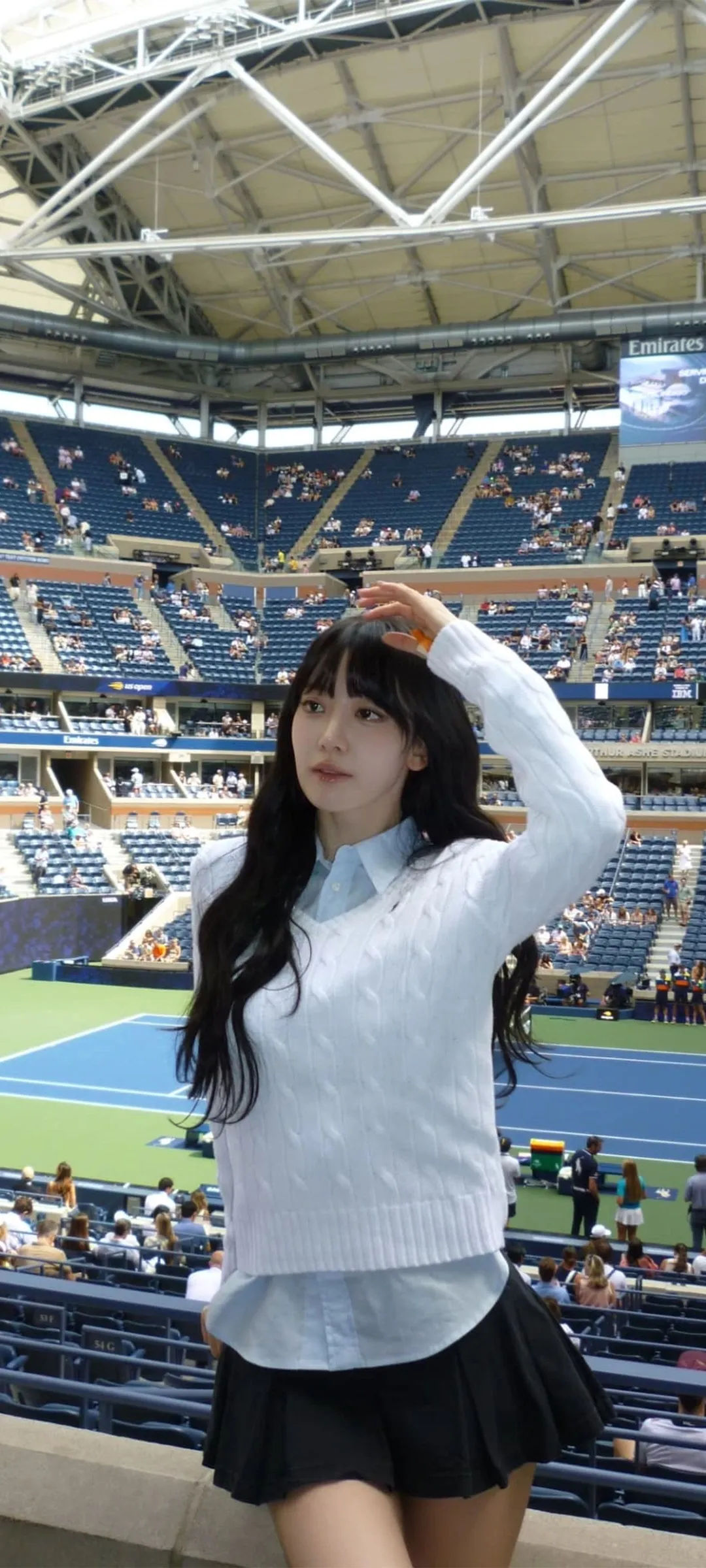 Fond d'écran de verrouillage mobile Sakura Miyawaki 4K HD télécharger — IZ*ONE, LE SSERAFIM