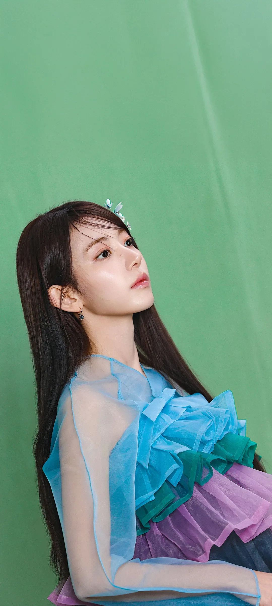 Fond d'écran de verrouillage mobile Sakura Miyawaki 4K HD télécharger — IZ*ONE, LE SSERAFIM