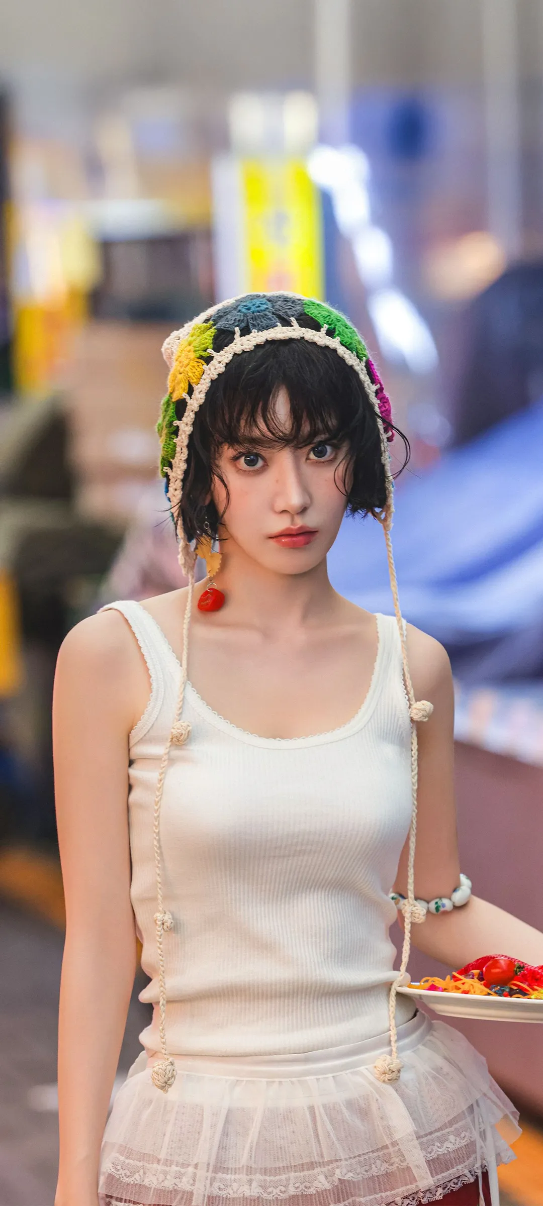 Fond d'écran de verrouillage mobile Sakura Miyawaki 4K HD télécharger — IZ*ONE, LE SSERAFIM