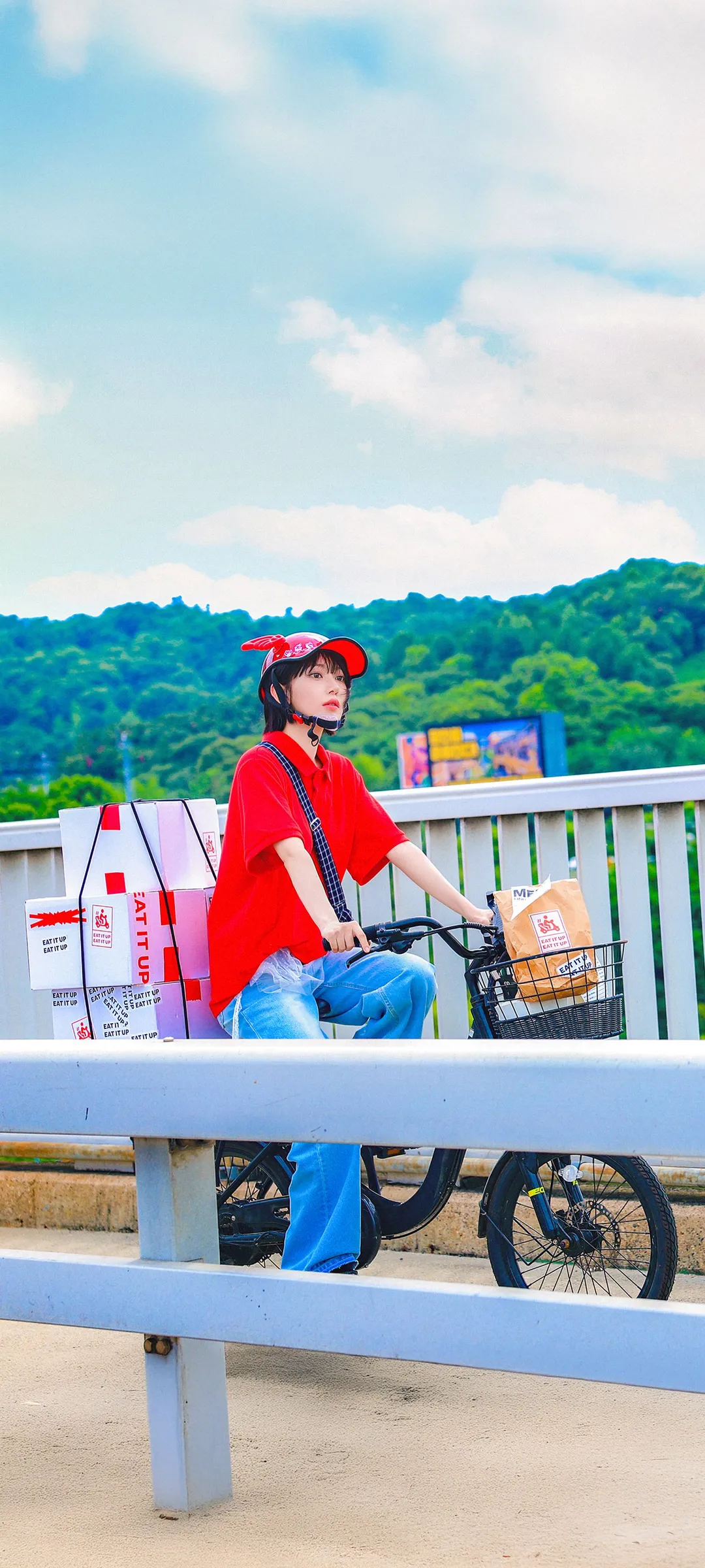 Fond d'écran de verrouillage mobile Sakura Miyawaki 4K HD télécharger — IZ*ONE, LE SSERAFIM