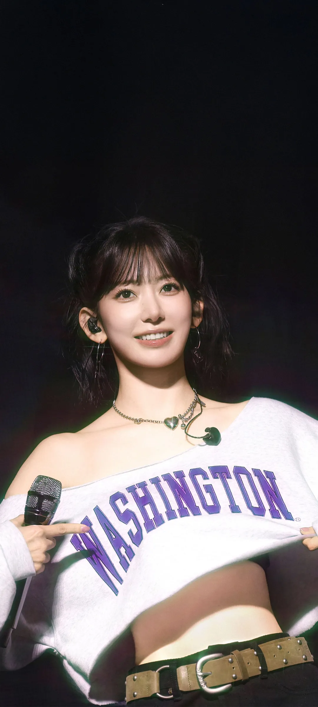 Fond d'écran de verrouillage mobile Sakura Miyawaki 4K HD télécharger — IZ*ONE, LE SSERAFIM