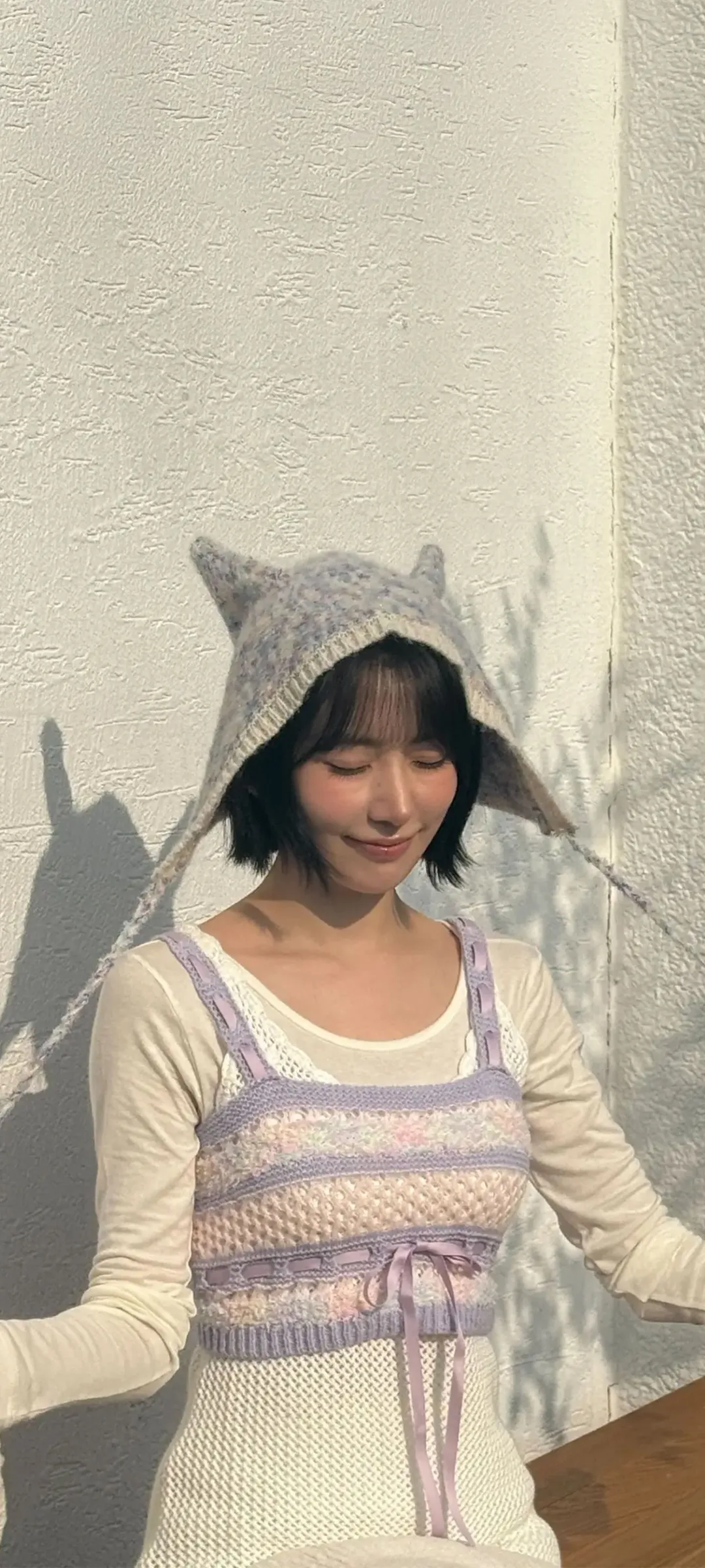 Fond d'écran de verrouillage mobile Sakura Miyawaki 4K HD télécharger — IZ*ONE, LE SSERAFIM