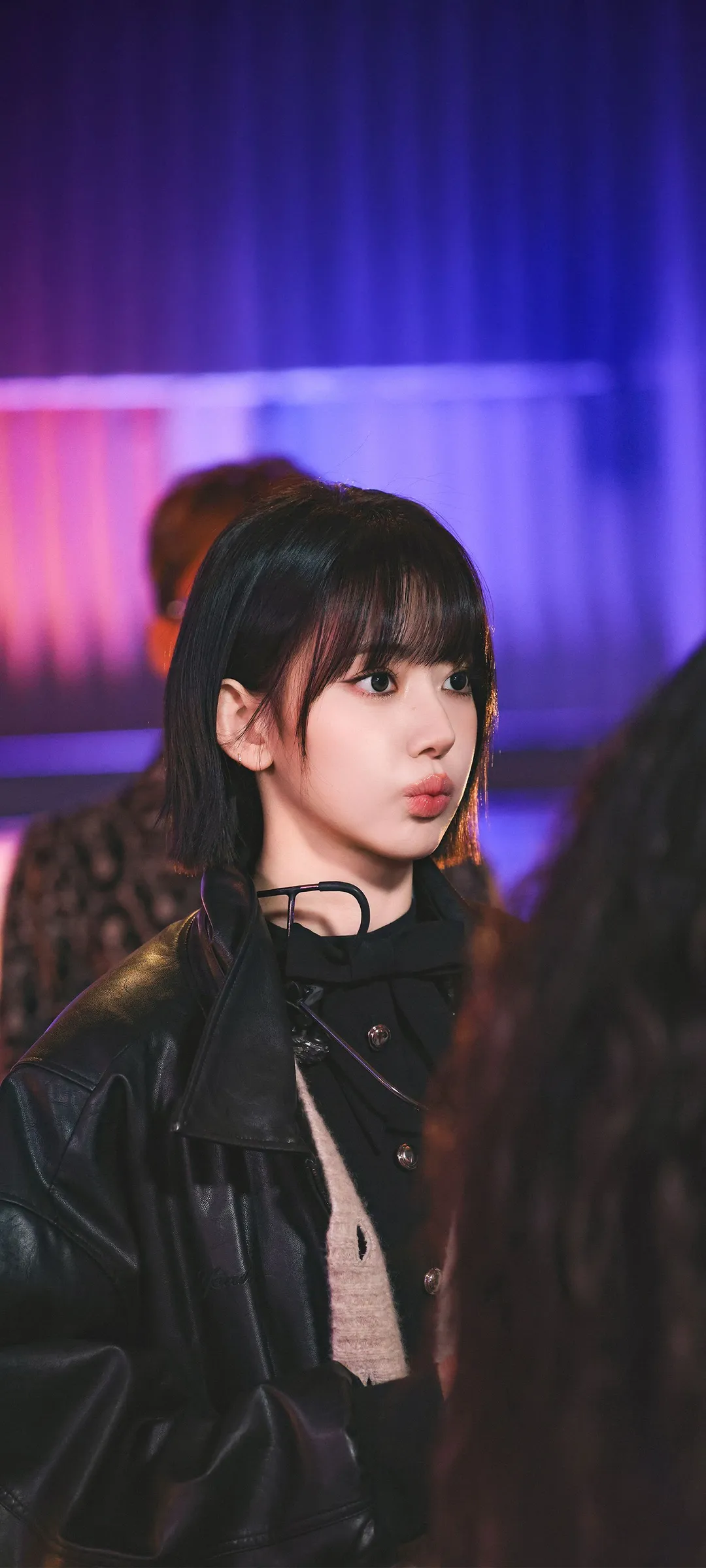Fond d'écran de verrouillage mobile Sakura Miyawaki 4K HD télécharger — IZ*ONE, LE SSERAFIM