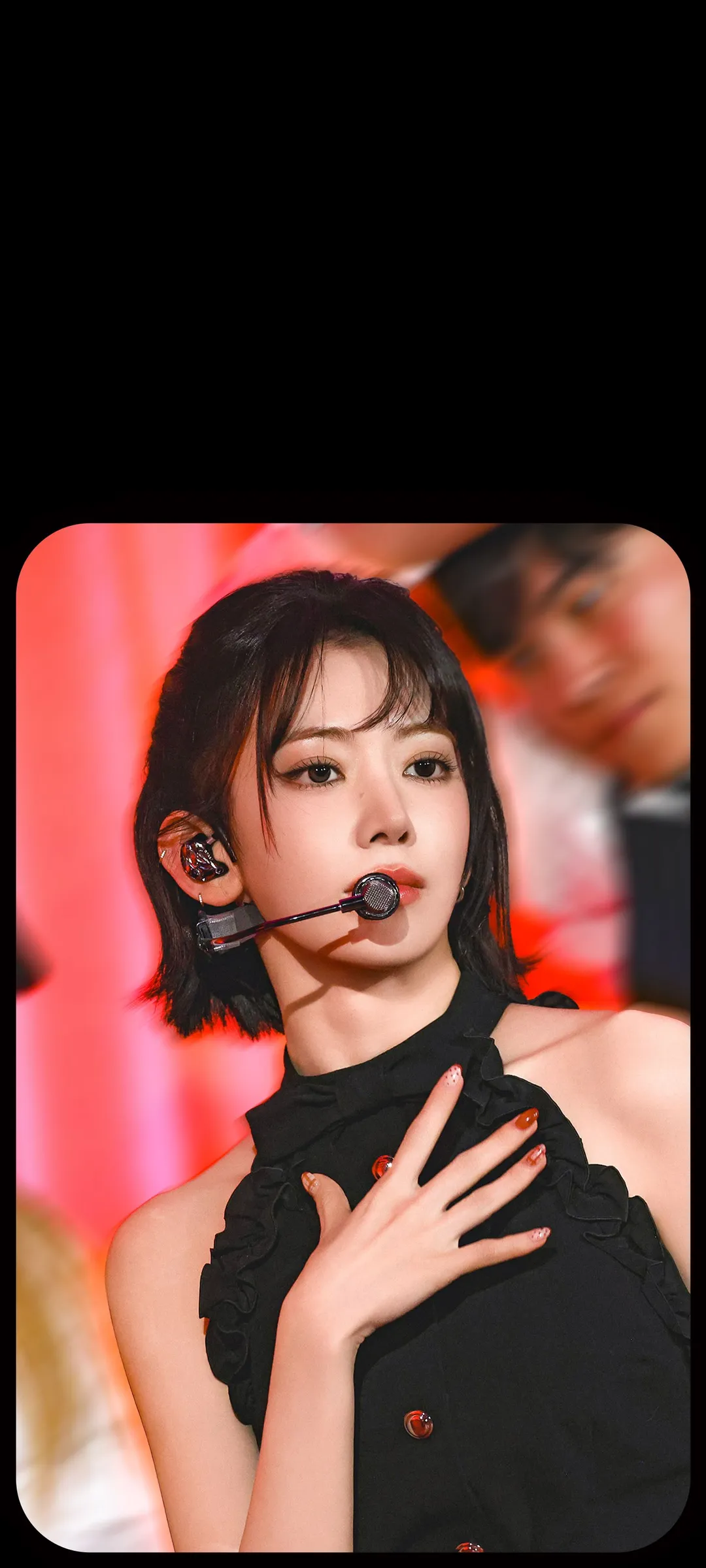 Fond d'écran de verrouillage mobile Sakura Miyawaki 4K HD télécharger — IZ*ONE, LE SSERAFIM