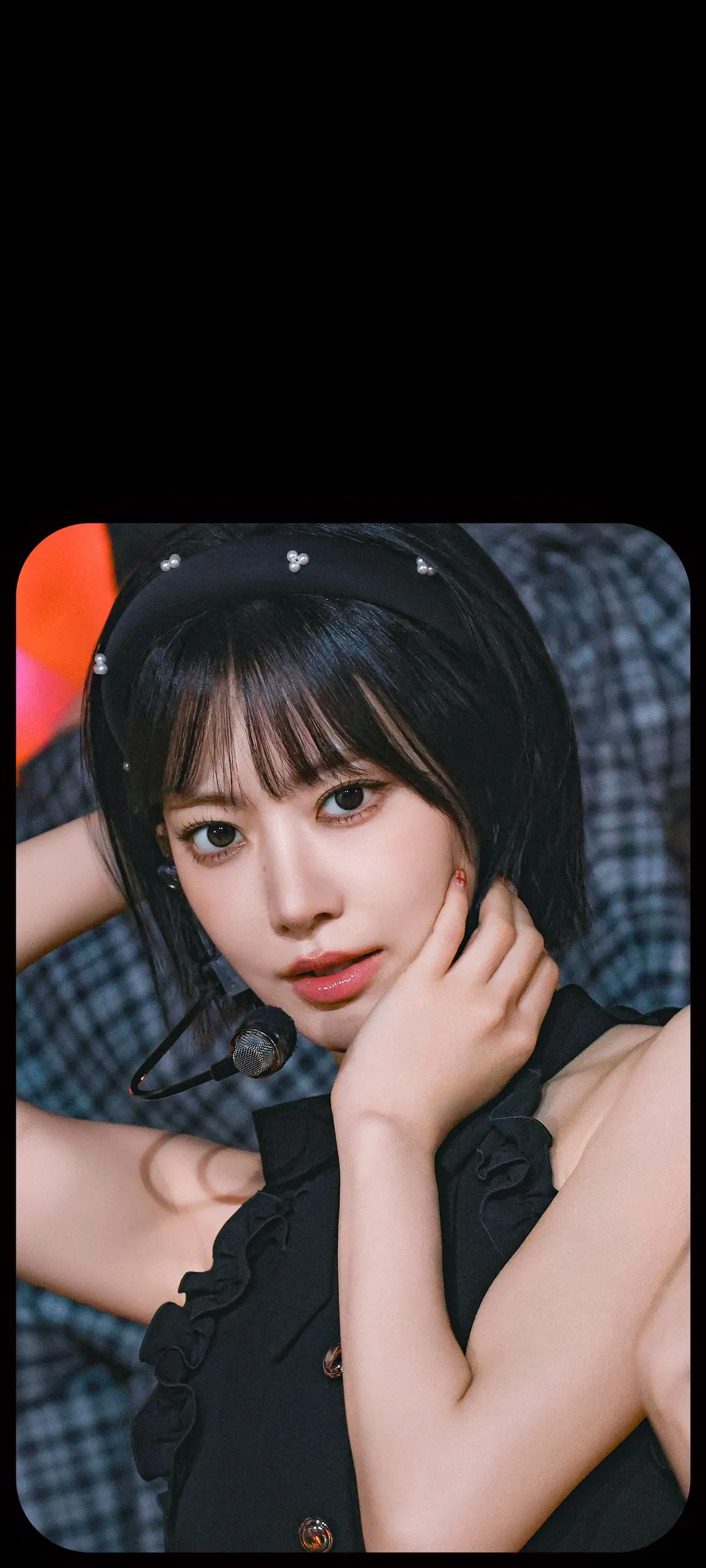 Fond d'écran de verrouillage mobile Sakura Miyawaki 4K HD télécharger — IZ*ONE, LE SSERAFIM