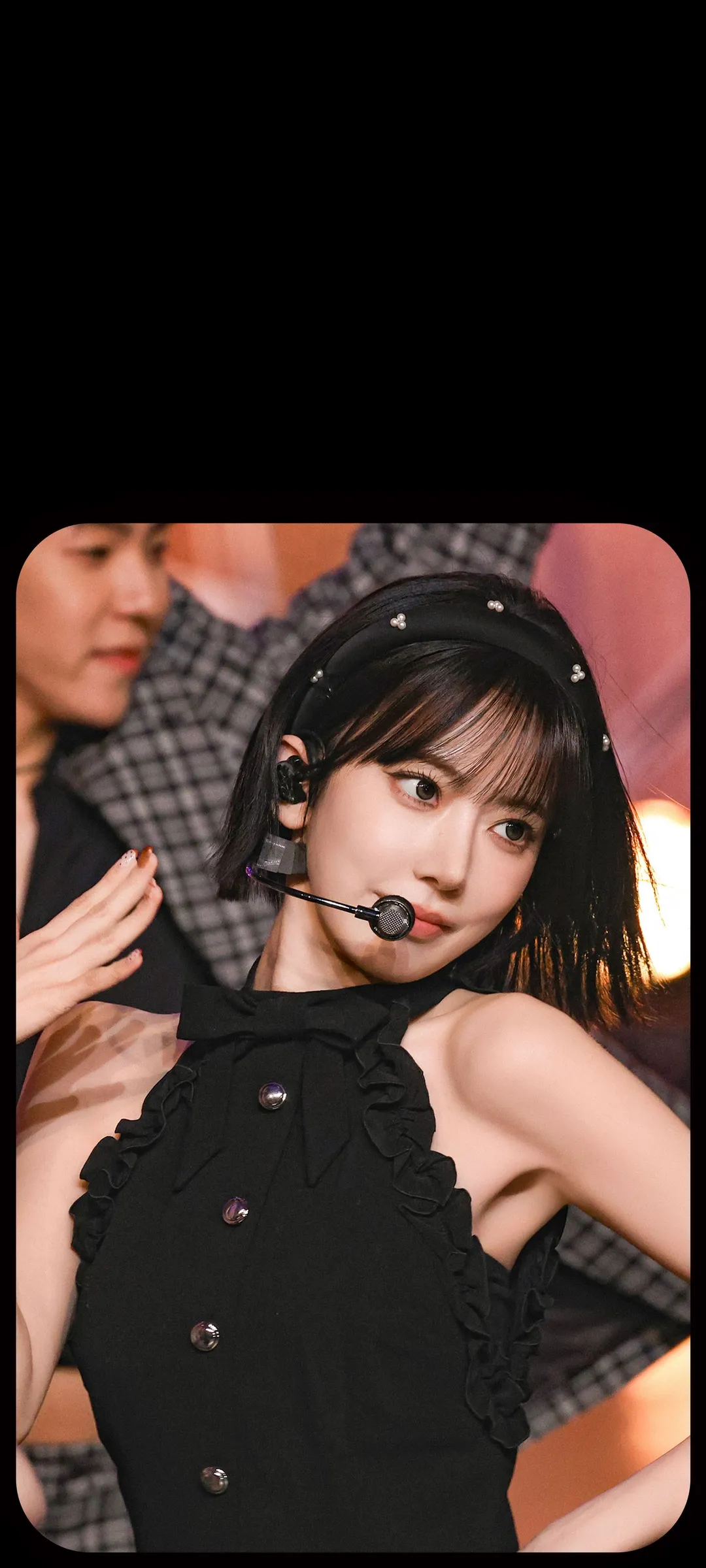 Fond d'écran de verrouillage mobile Sakura Miyawaki 4K HD télécharger — IZ*ONE, LE SSERAFIM