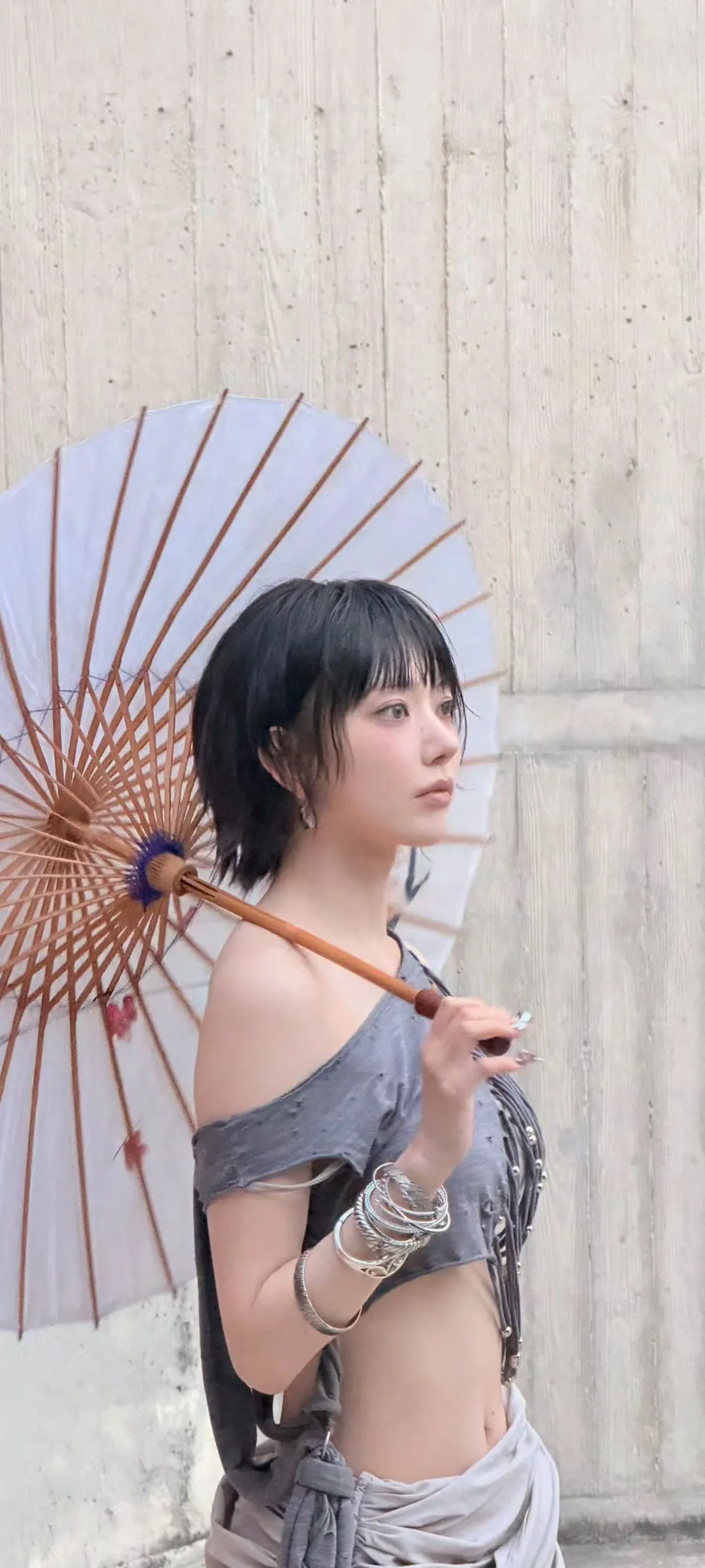 Fond d'écran de verrouillage mobile Sakura Miyawaki 4K HD télécharger — IZ*ONE, LE SSERAFIM