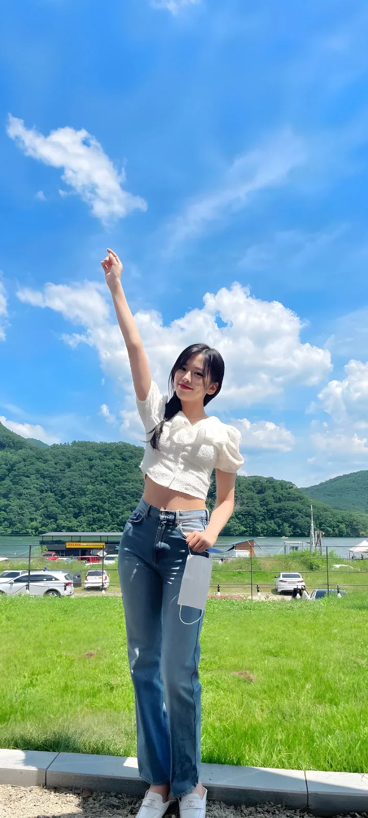 Fond d'écran de verrouillage mobile An Yu-jin 4K HD télécharger — IZ*ONE, IVE