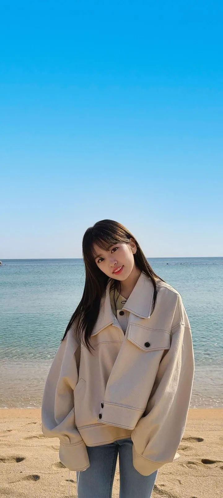 Fond d'écran de verrouillage mobile An Yu-jin 4K HD télécharger — IZ*ONE, IVE