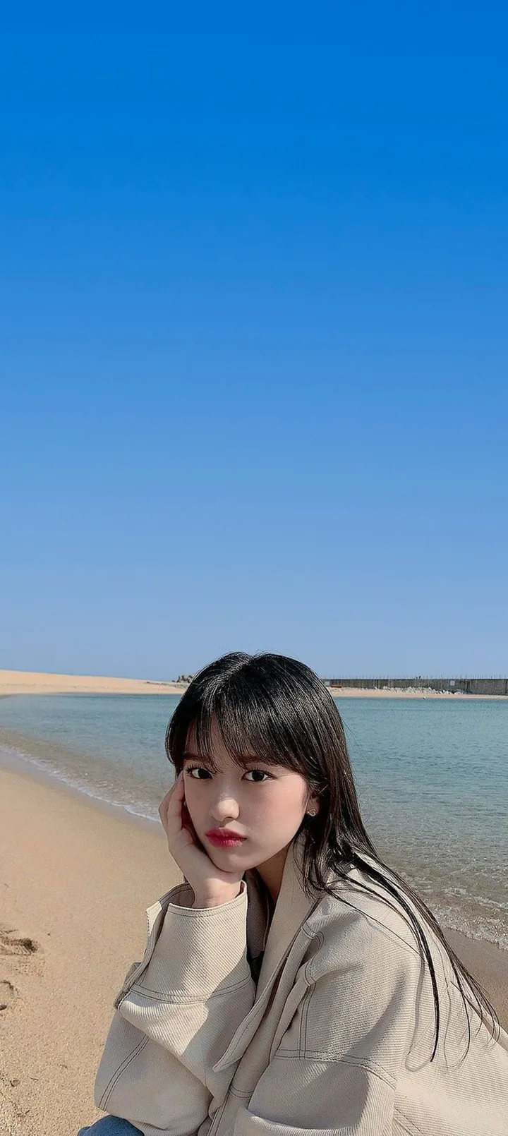 Fond d'écran de verrouillage mobile An Yu-jin 4K HD télécharger — IZ*ONE, IVE