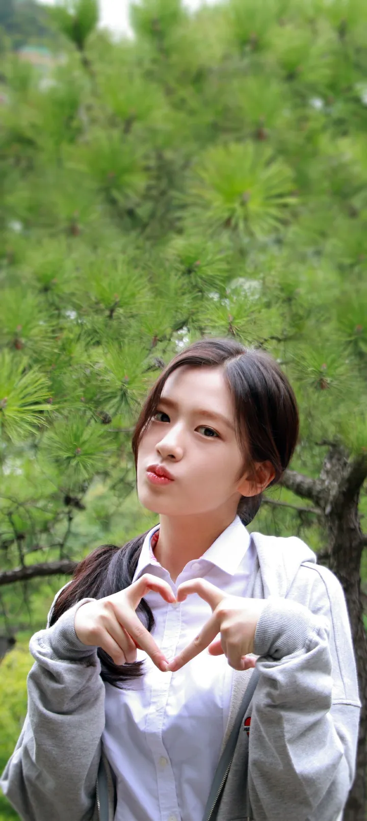 Fond d'écran de verrouillage mobile An Yu-jin 4K HD télécharger — IZ*ONE, IVE