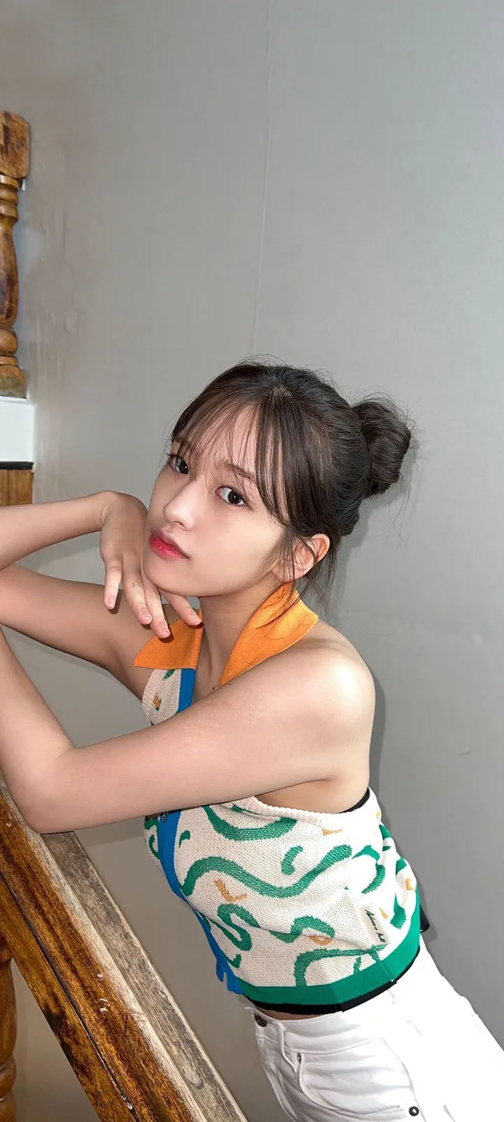 Fond d'écran de verrouillage mobile An Yu-jin 4K HD télécharger — IZ*ONE, IVE