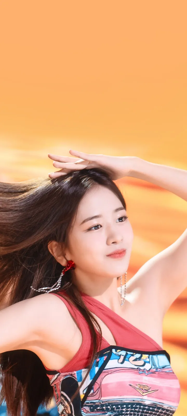 Fond d'écran de verrouillage mobile An Yu-jin 4K HD télécharger — IZ*ONE, IVE