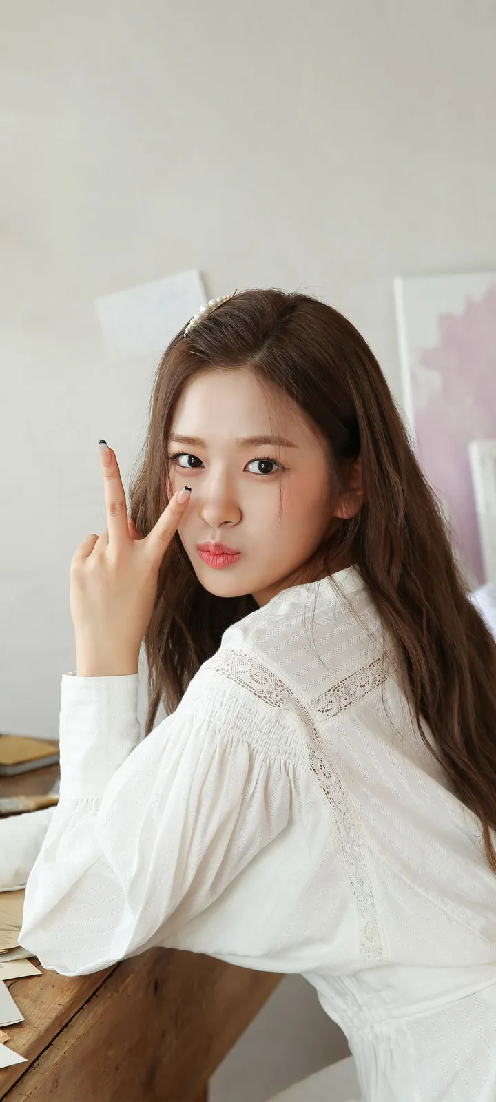 Fond d'écran de verrouillage mobile An Yu-jin 4K HD télécharger — IZ*ONE, IVE